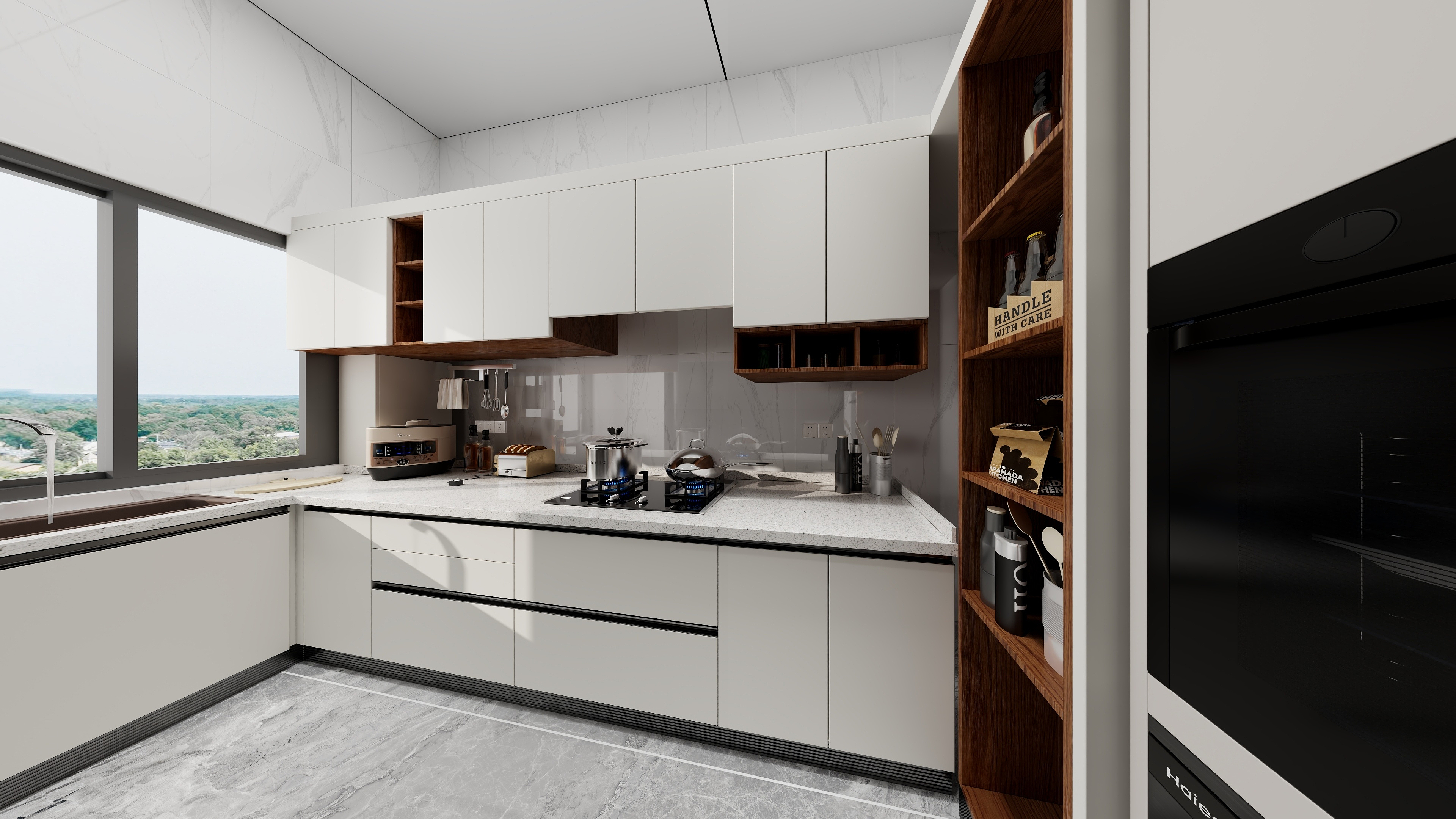 王树东装饰设计工作室-汇宏悦澜湾175平-装修设计方案