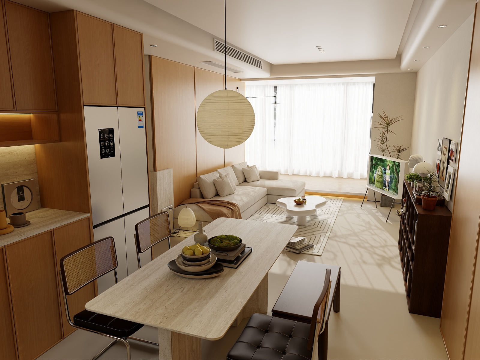 一个爱睡觉的懒虫-原木风-装修设计方案