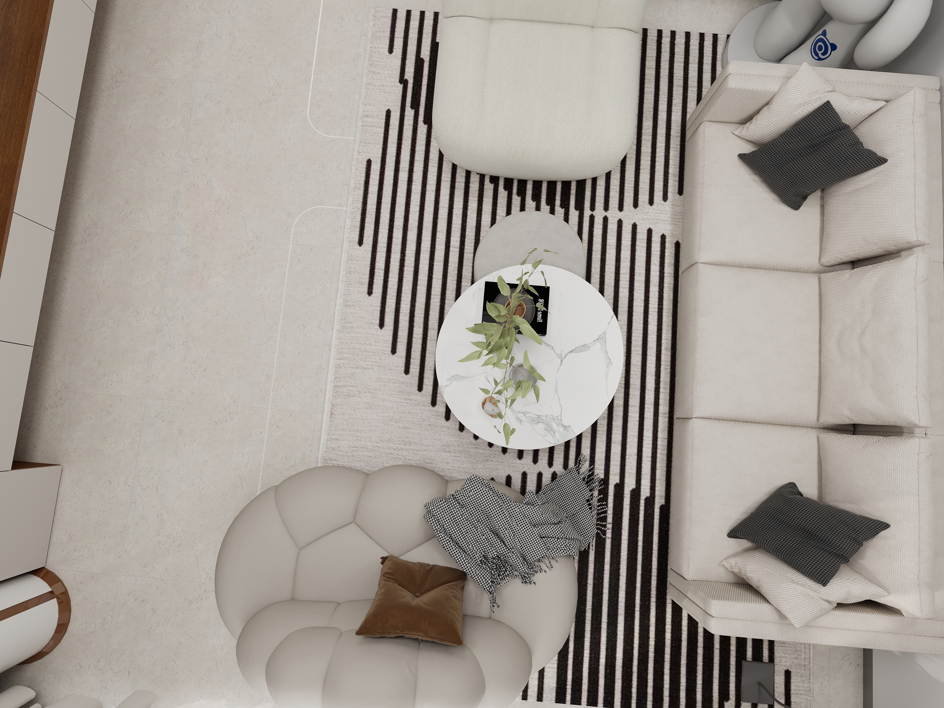 小乞rose-天宝湾121㎡4室-装修设计方案