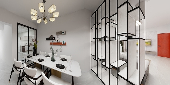 俊成装饰公司-未命名方案罗明银太三期4楼-装修设计方案