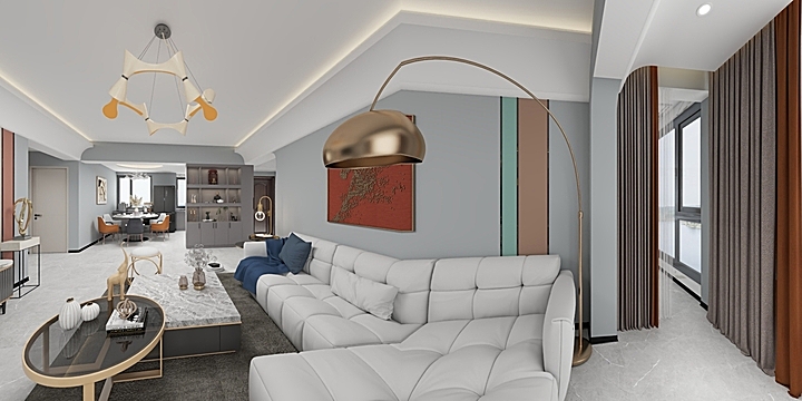 全案设计师黄工-南宁柳沙三兴花园-装修设计方案