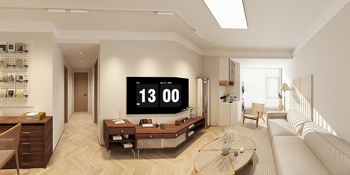 无贰创意设计事务所-原木家装-装修设计方案