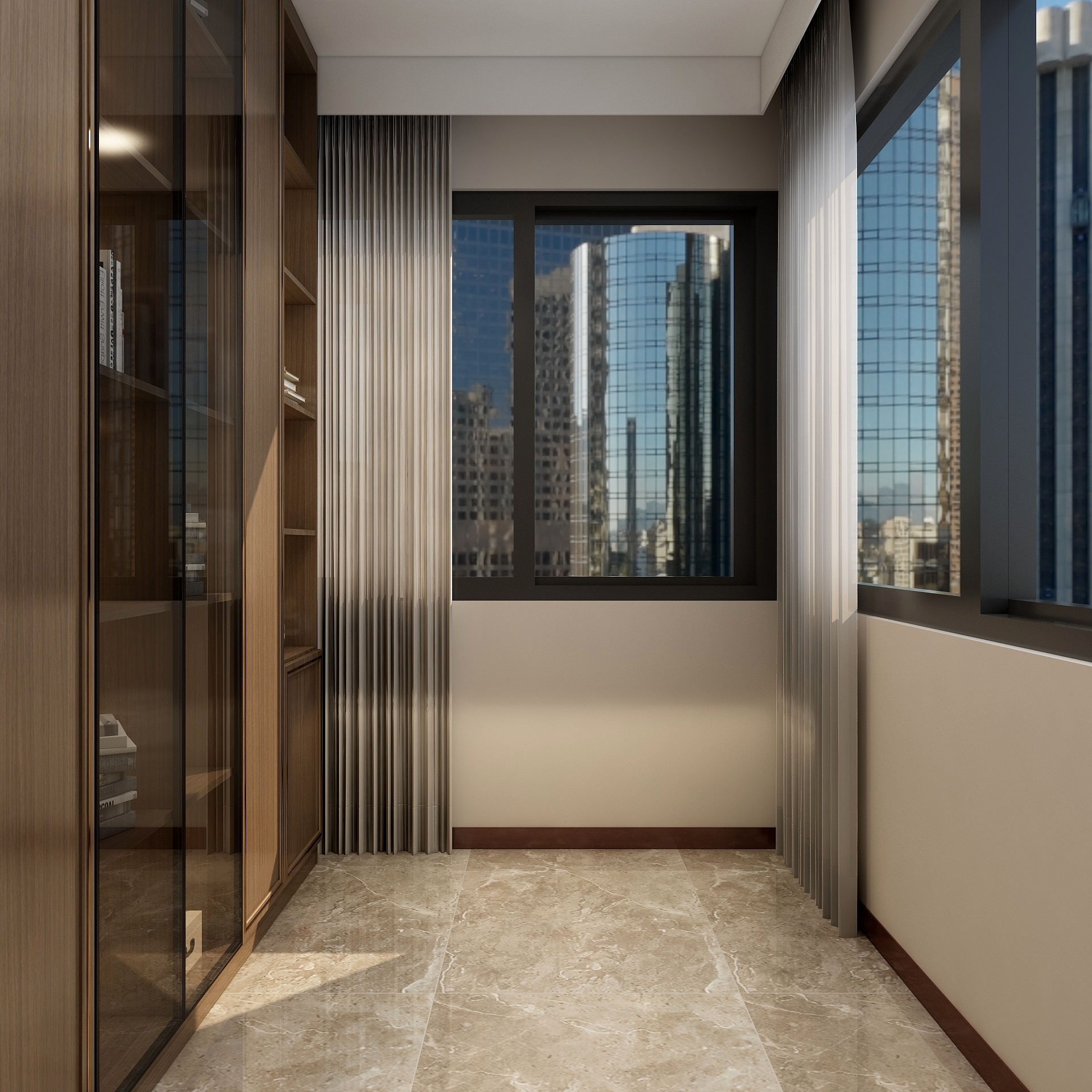 湛智华-新中式159平5房 君临世纪装修效果图