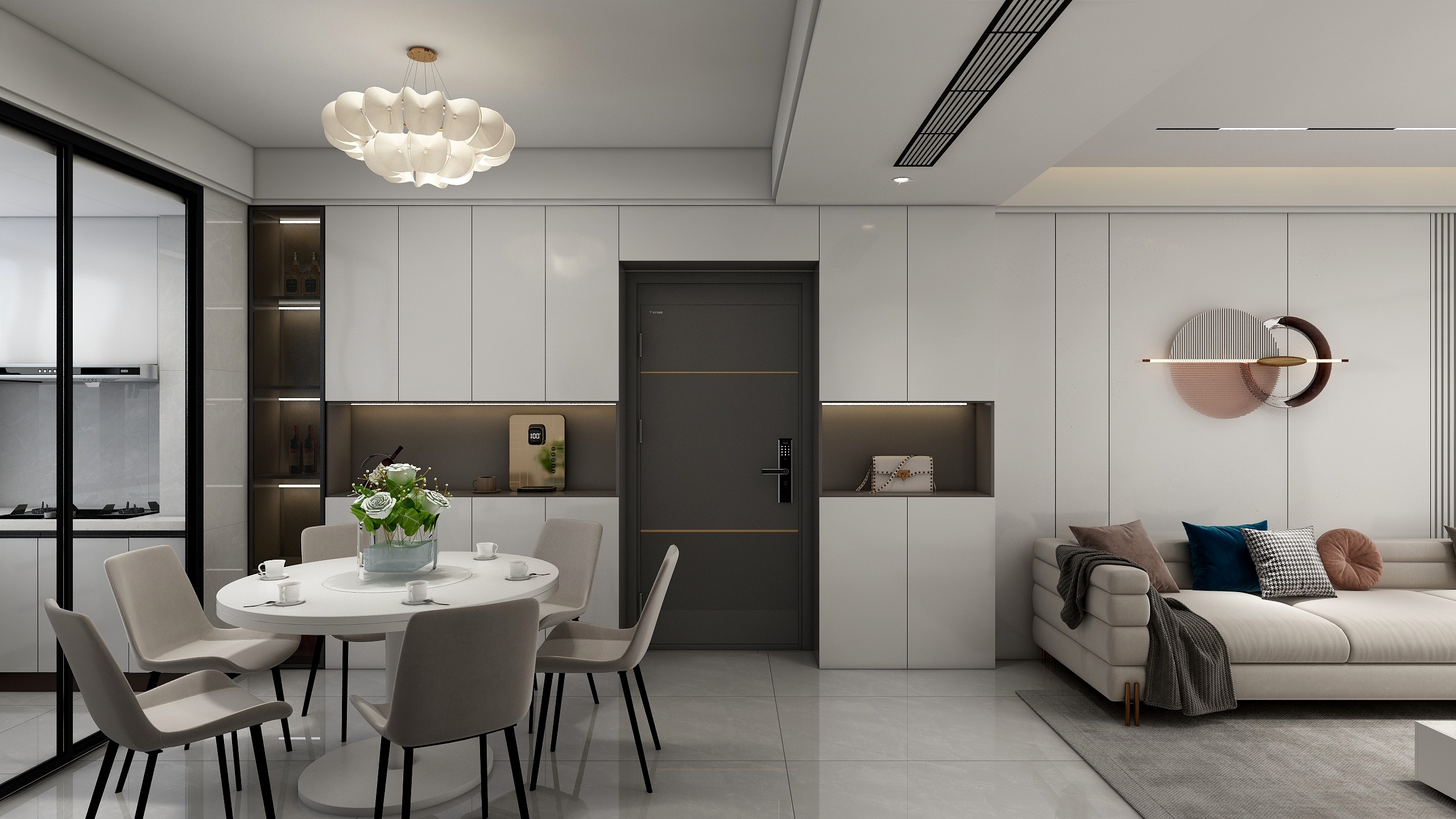 装饰设计vJta-福建128㎡四室现代简约风-装修设计方案