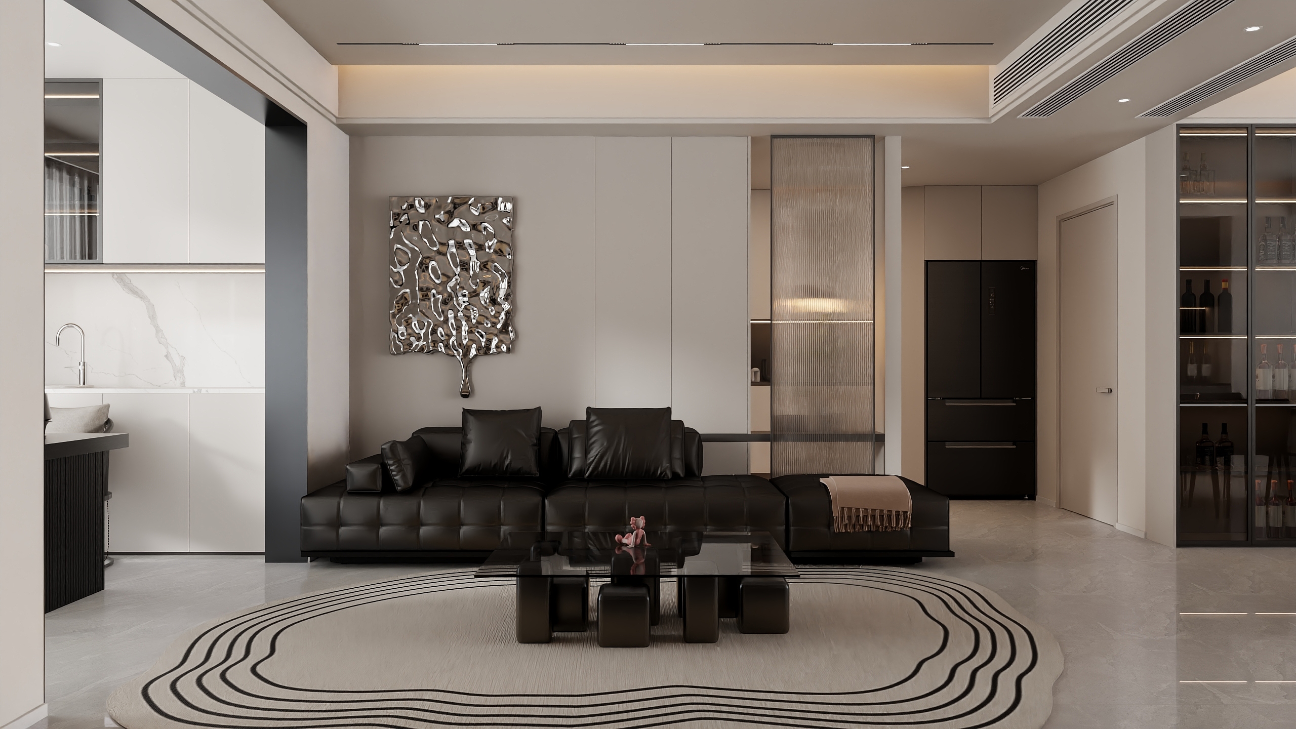 Jnela设计软装-现代黑白灰风格-装修设计方案