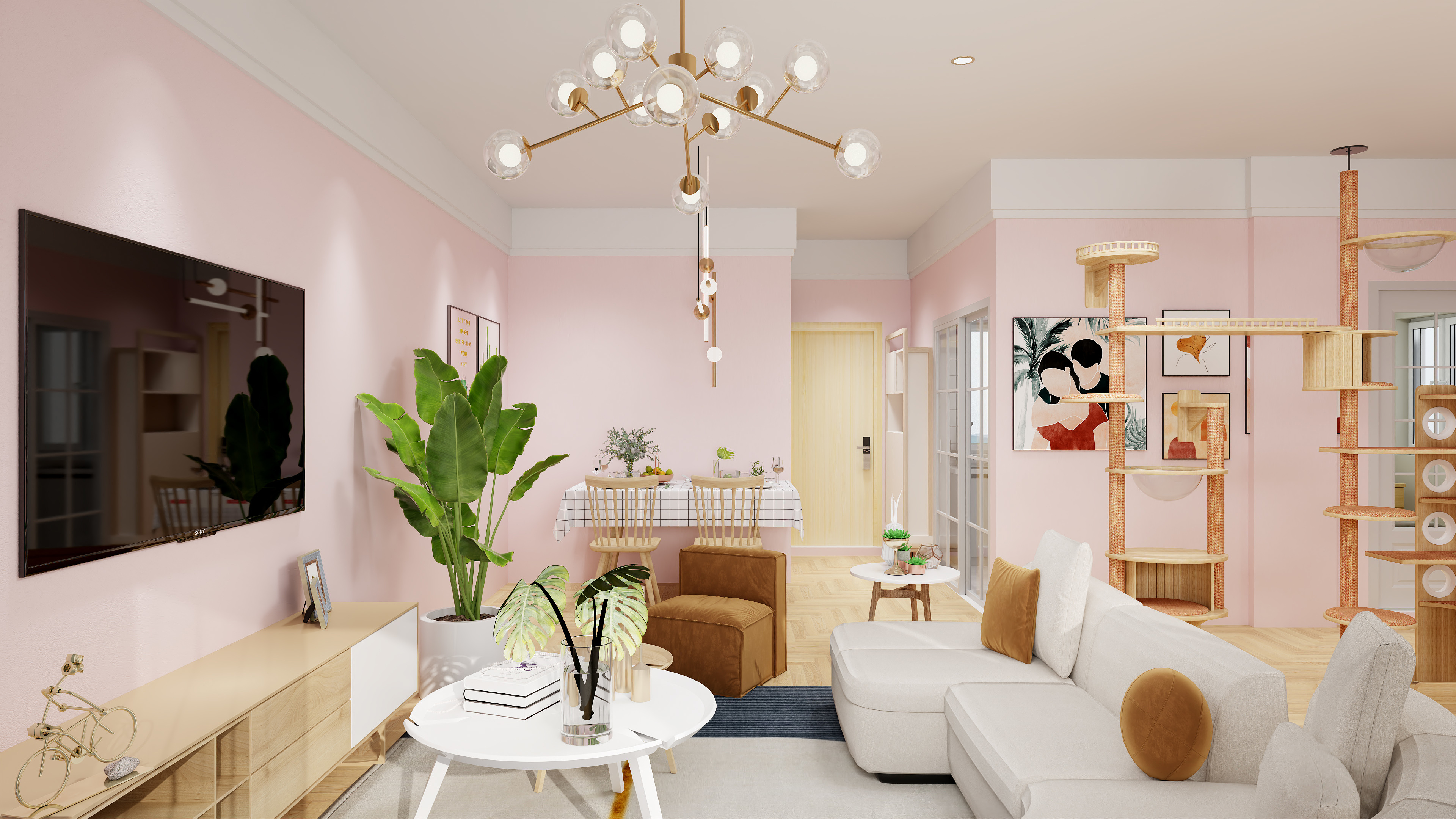 Tatais-海德公园81㎡2室-装修设计方案