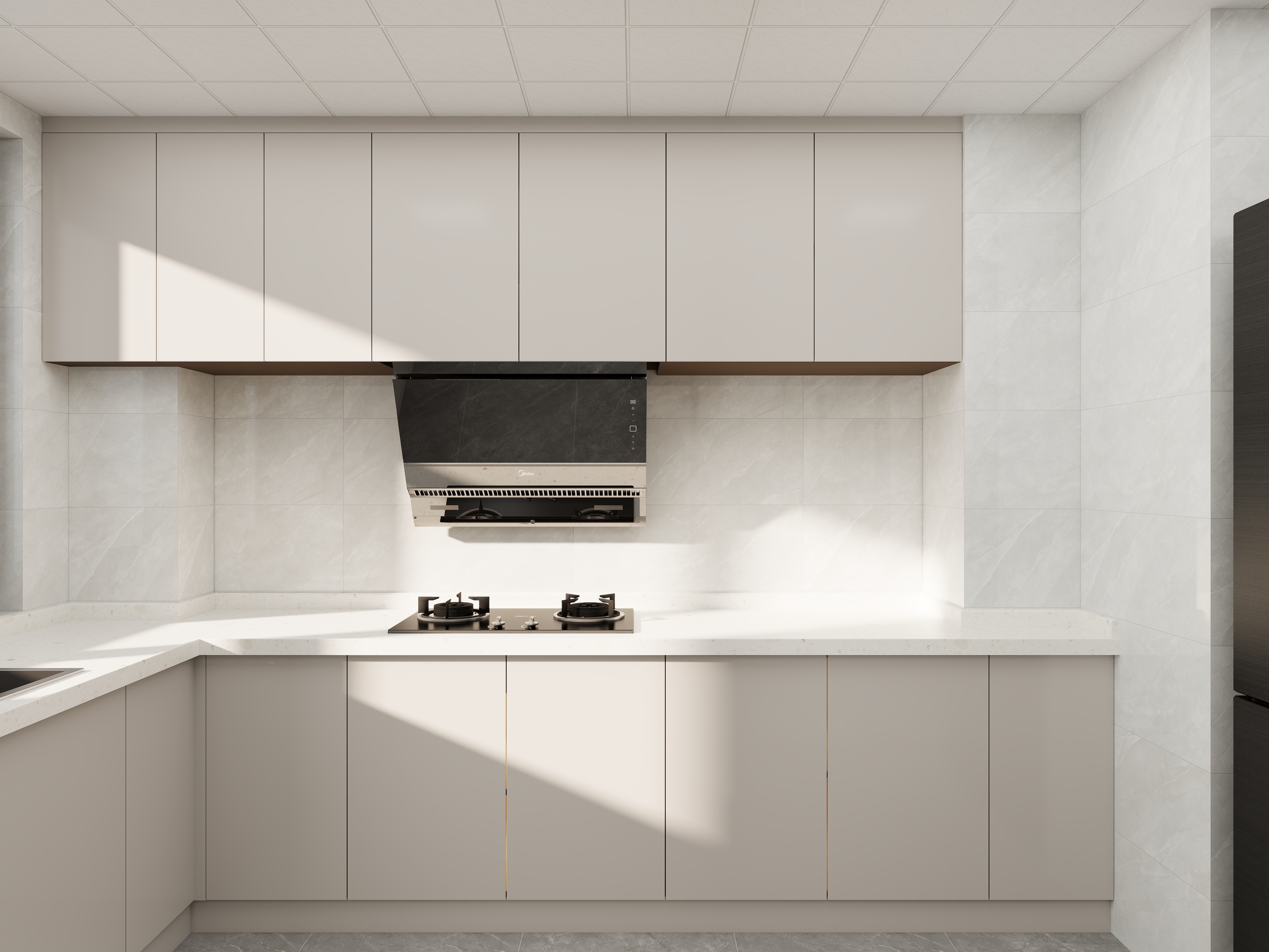 壹诺设计工作室-135㎡4室-现代简约装修效果图