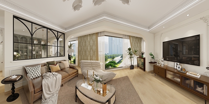 恒之行设计a田-缙颐·观澜阙府8幢2单元1601-装修设计方案