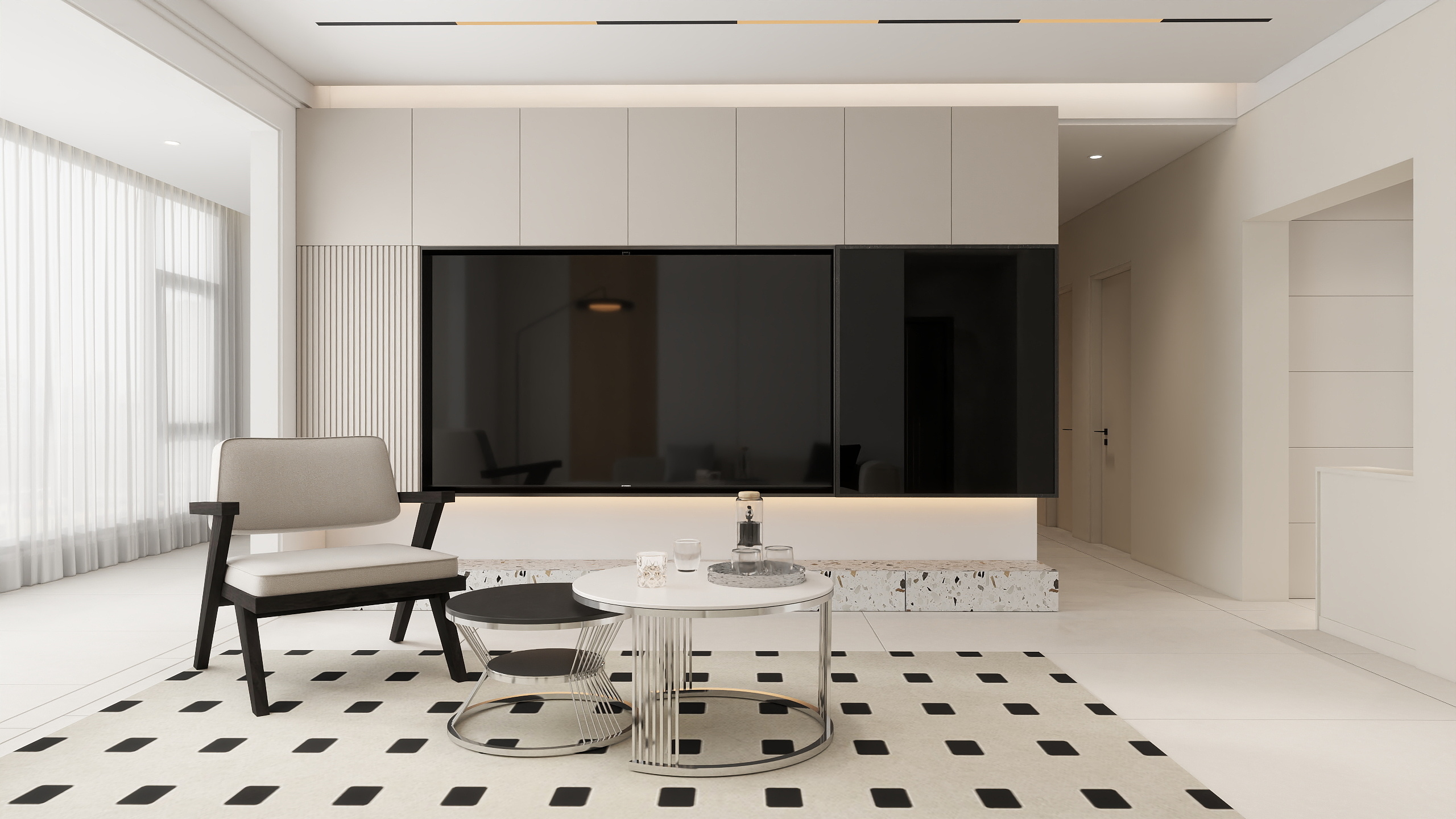 1黎设计-浅水湾134-137-现代装修效果图