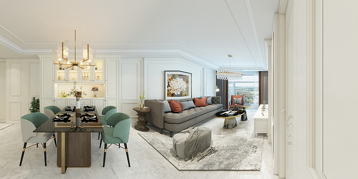 小张是名设计狮-保利129欧式-装修设计方案