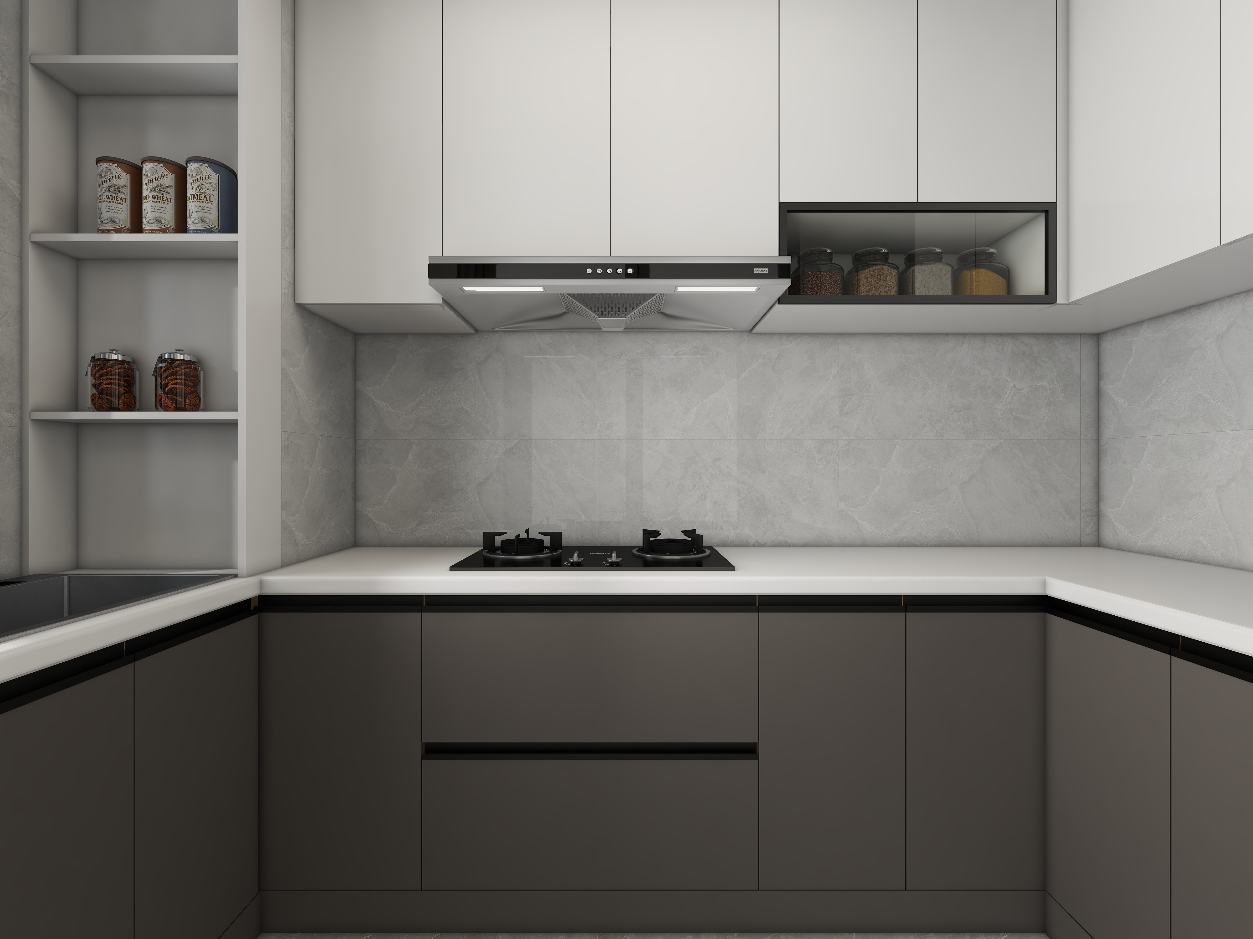 星空设计500一套-现代简约140㎡5室装修效果图