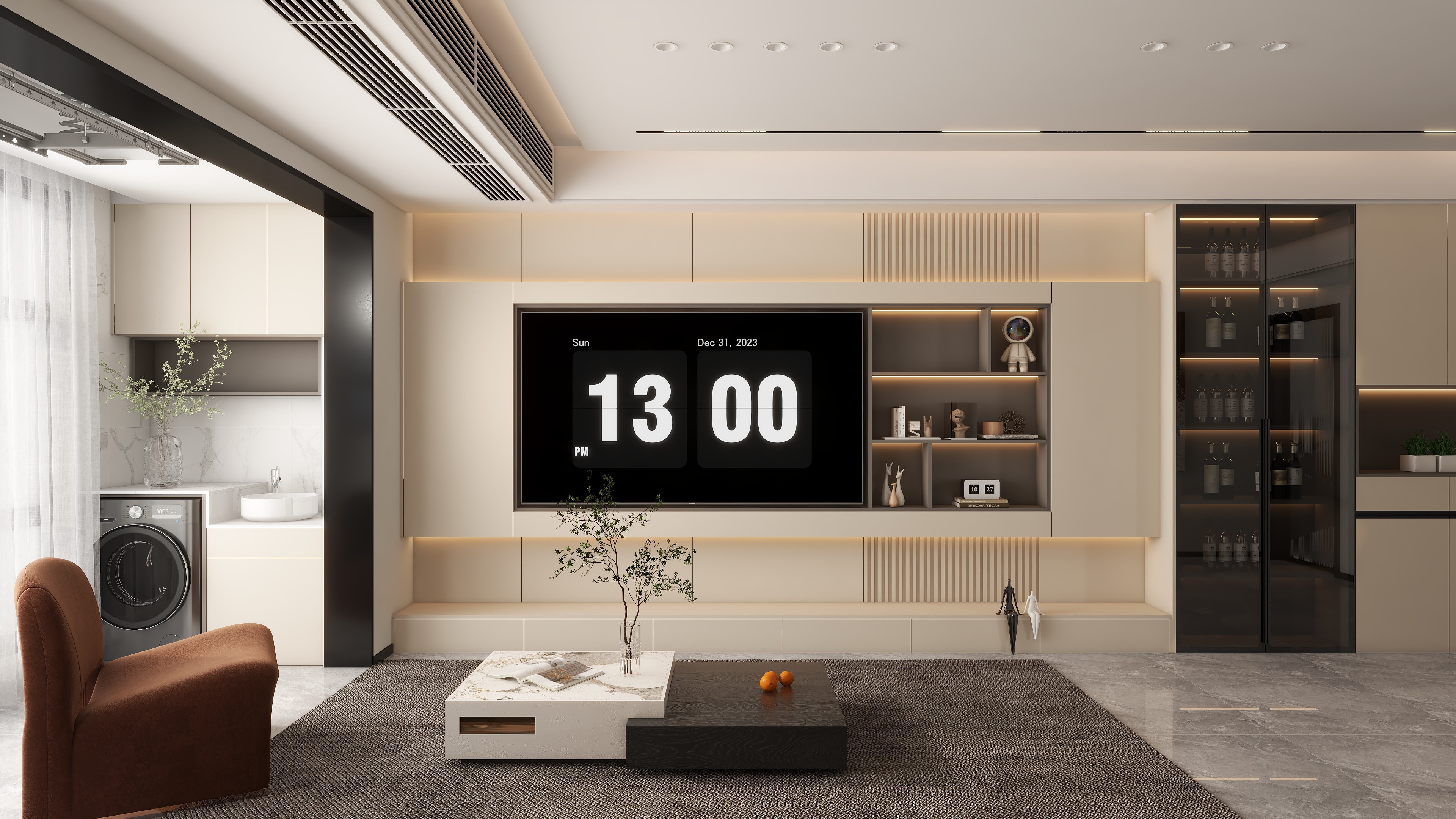 何一凡-现代黑白灰-极简主义-装修设计方案