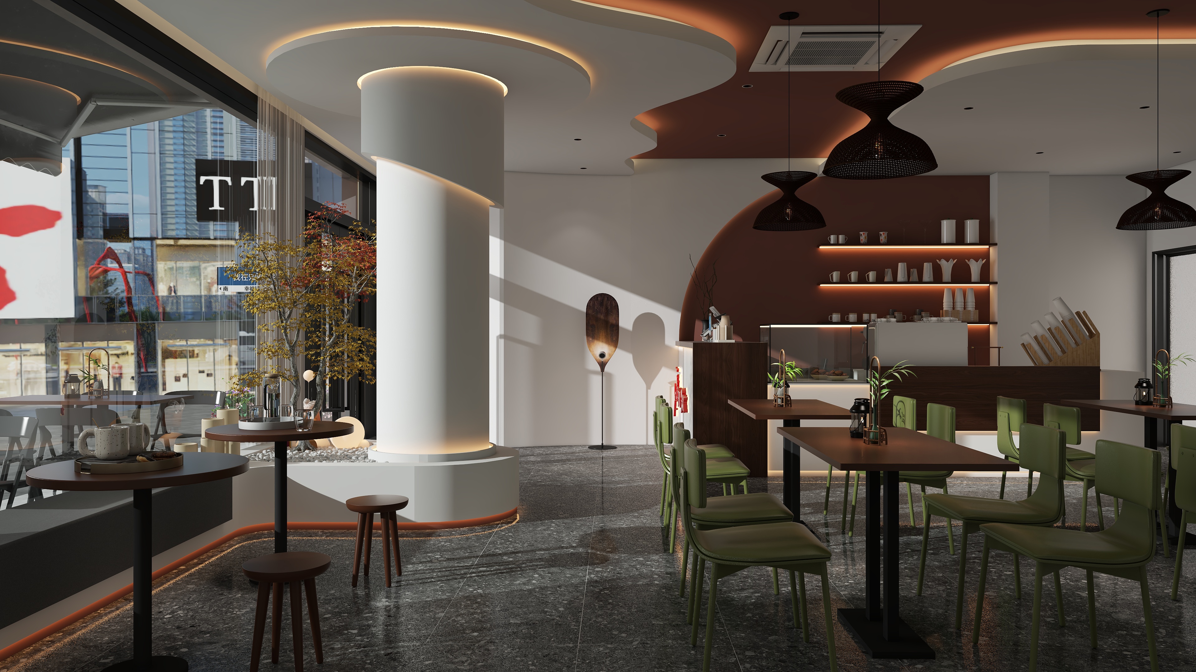 诗默-知秋糖水铺-装修设计方案