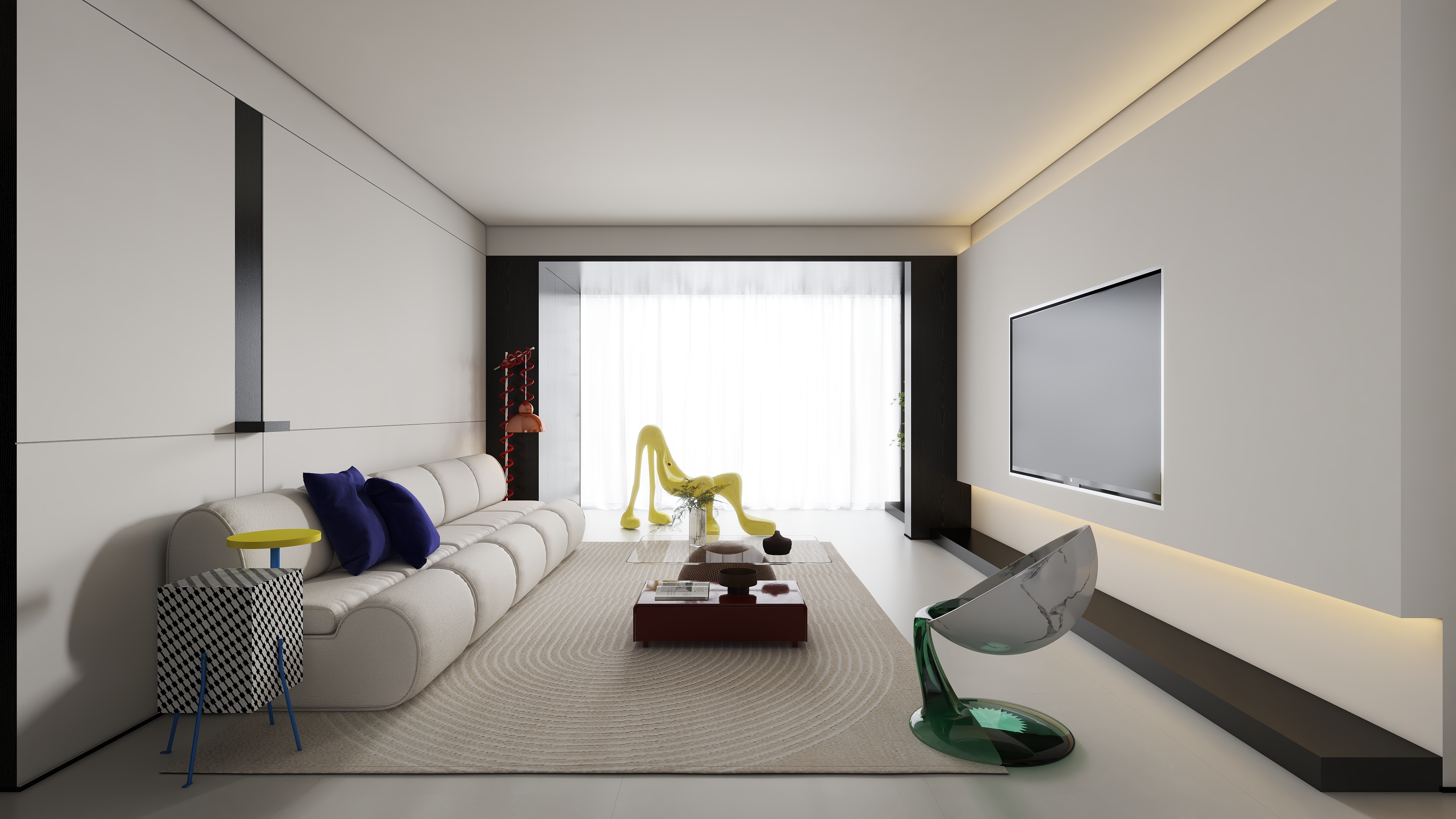 泰酷辣空间设计-连城129㎡3室-装修设计方案