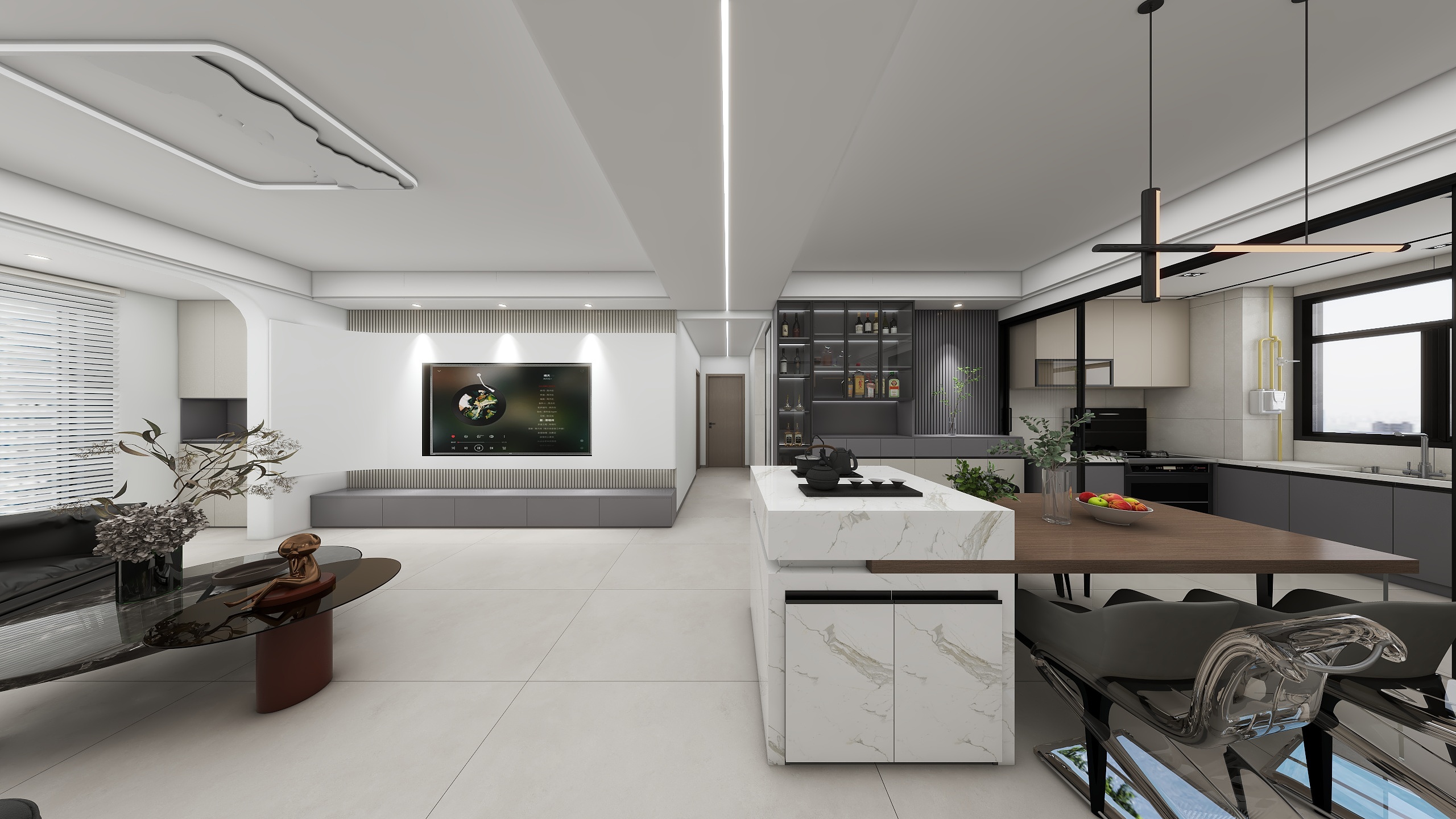 再嫑嗞哇-静宁令牌玖号院133㎡4室-装修设计方案