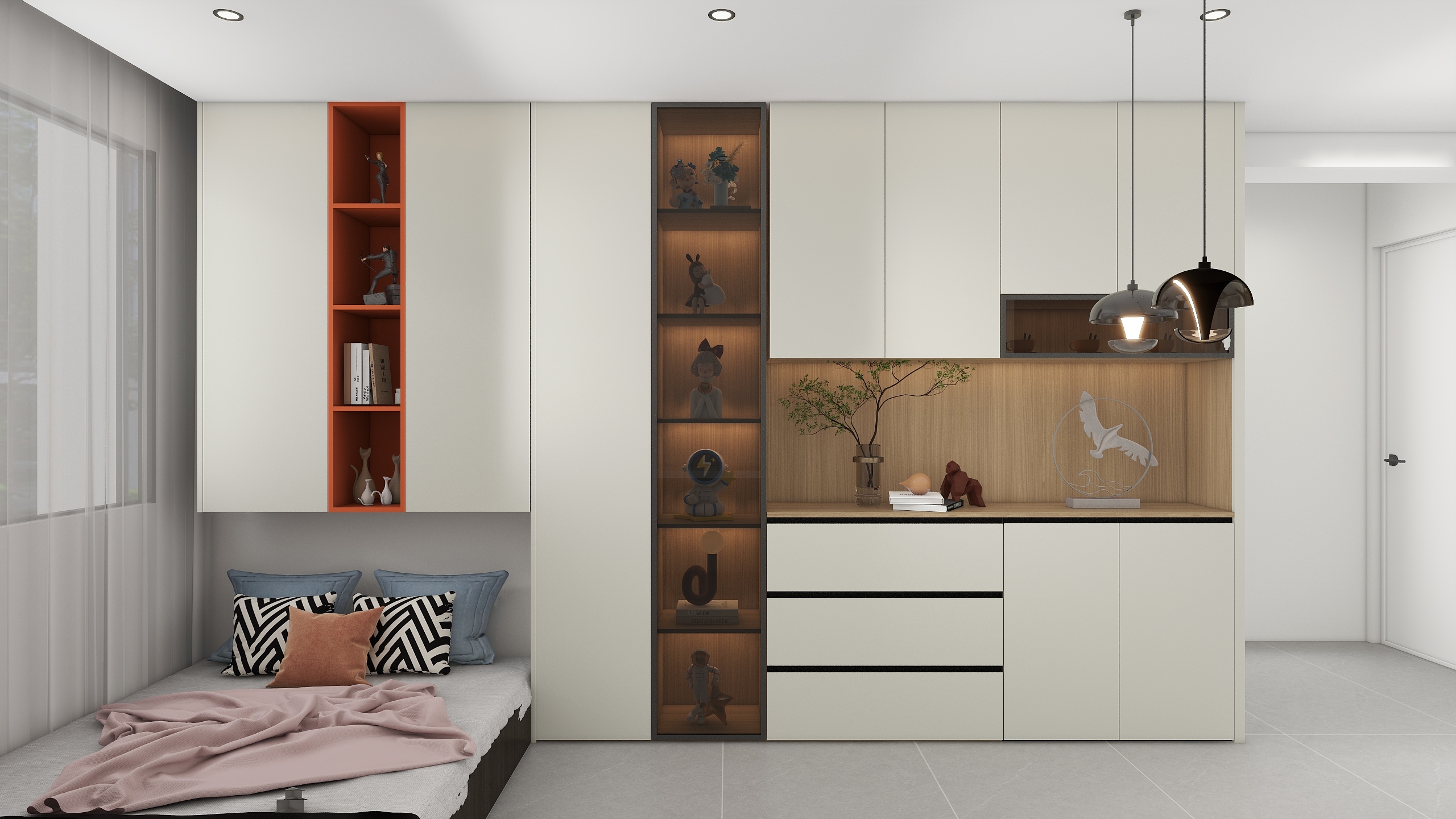 整屋设计姜易辰-鲁商悦未来17-1-507（风信灰）-装修设计方案