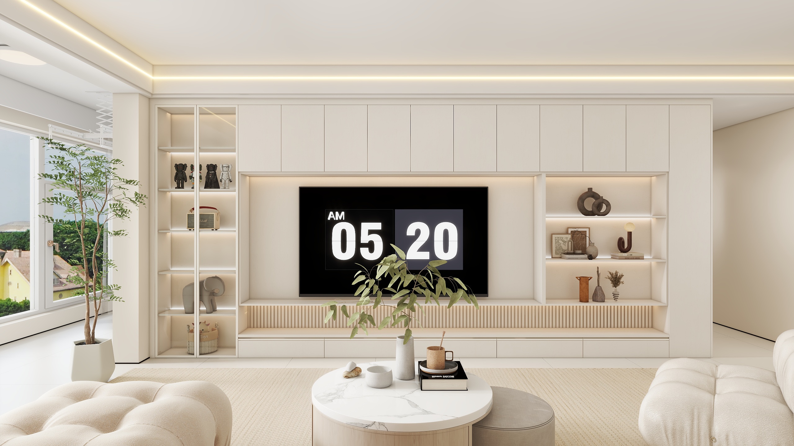 全屋定制设计321-九曜职校146㎡4室-装修设计方案