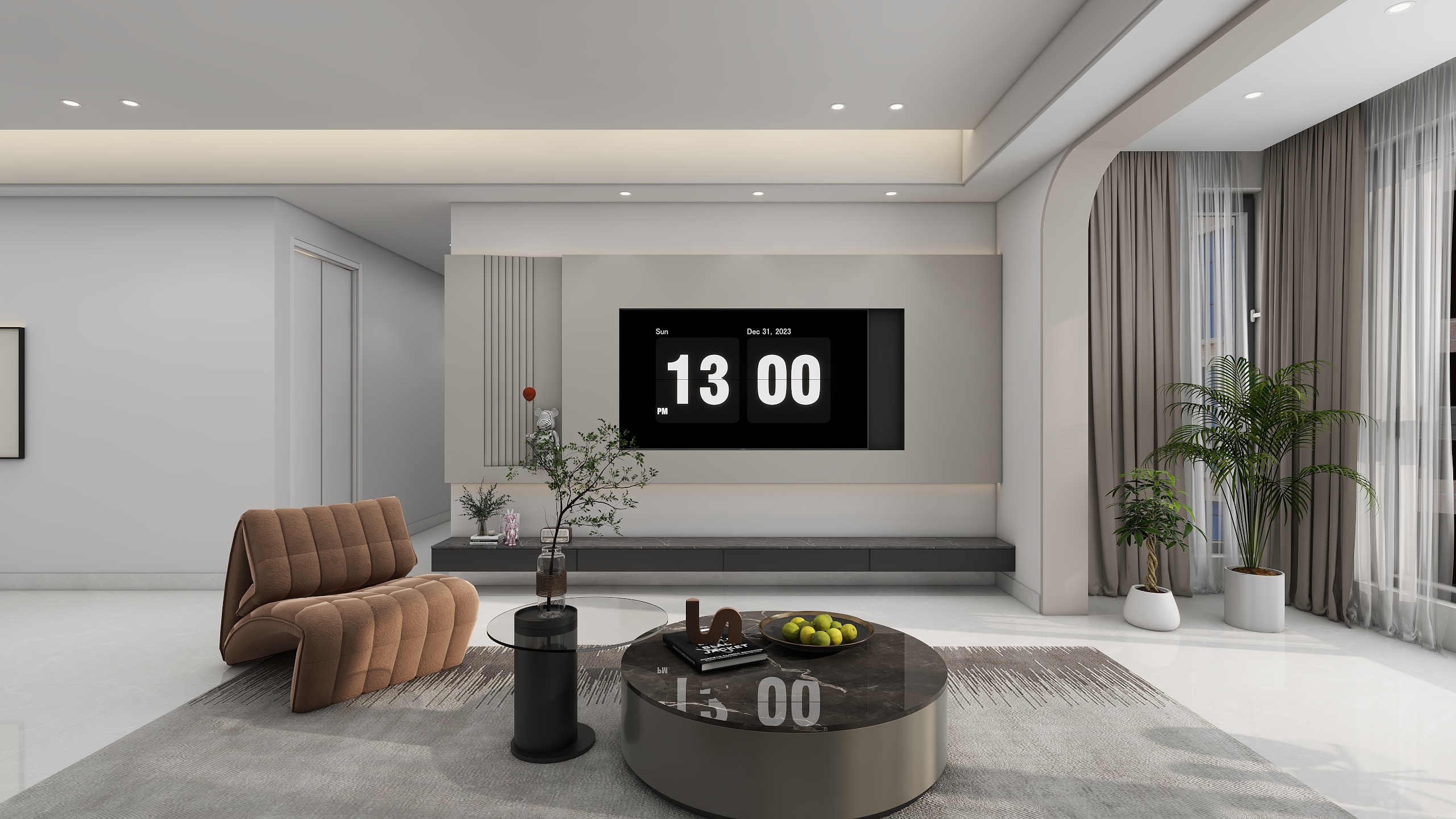 温州明越装饰工程公司-金前华庭138㎡4室-装修设计方案