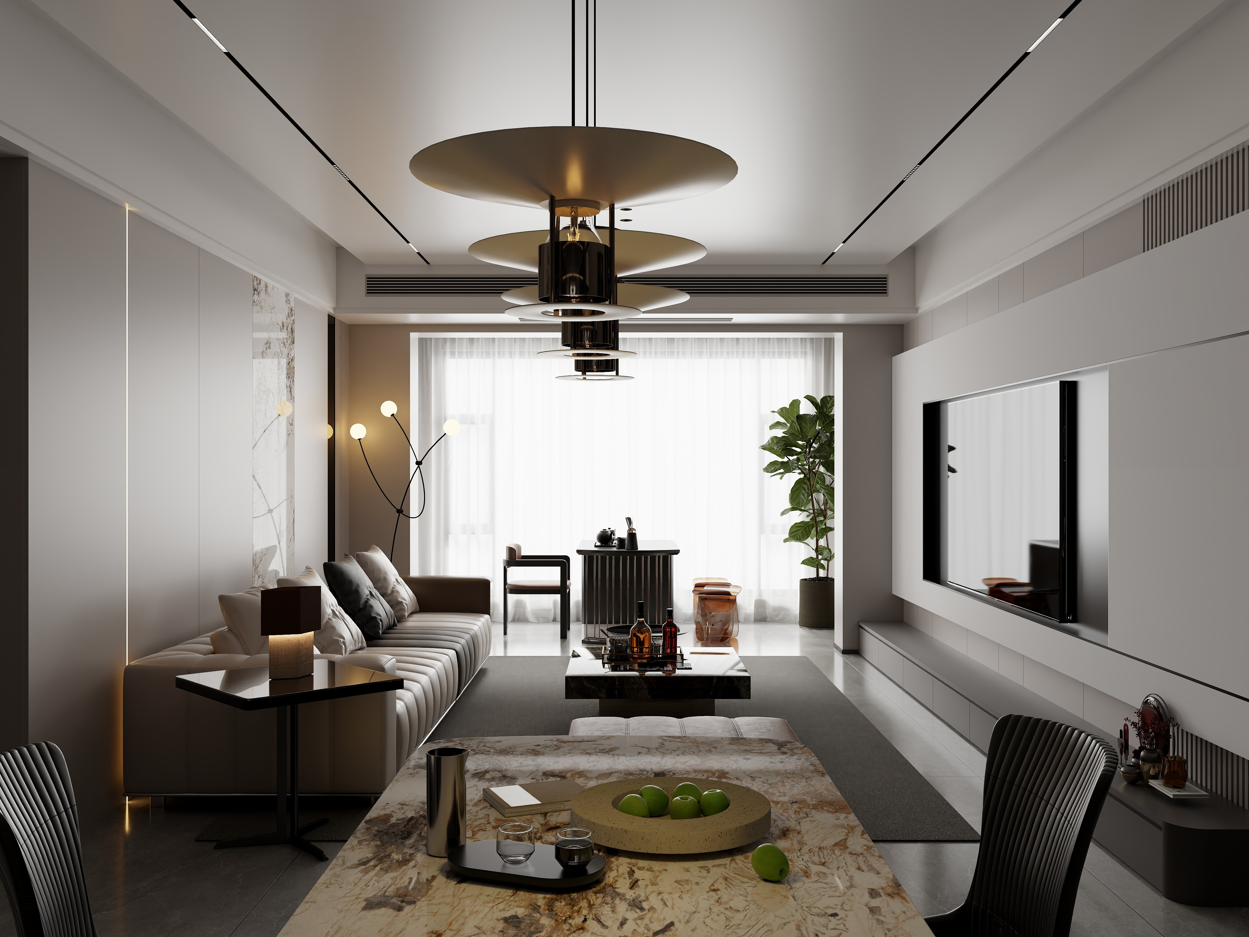 DW-小林-现代轻奢效果-装修设计方案