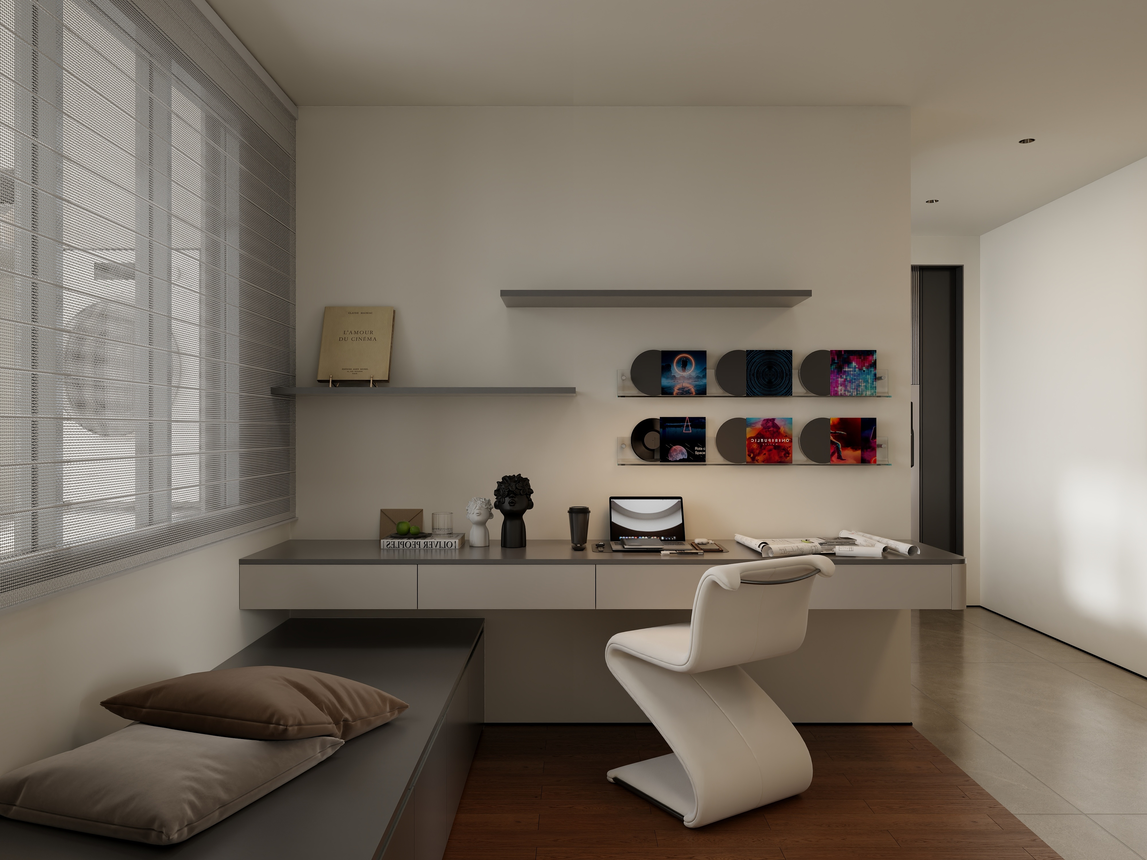 鹤山玛格设计总监棠少-现代极简160平全案装修效果图