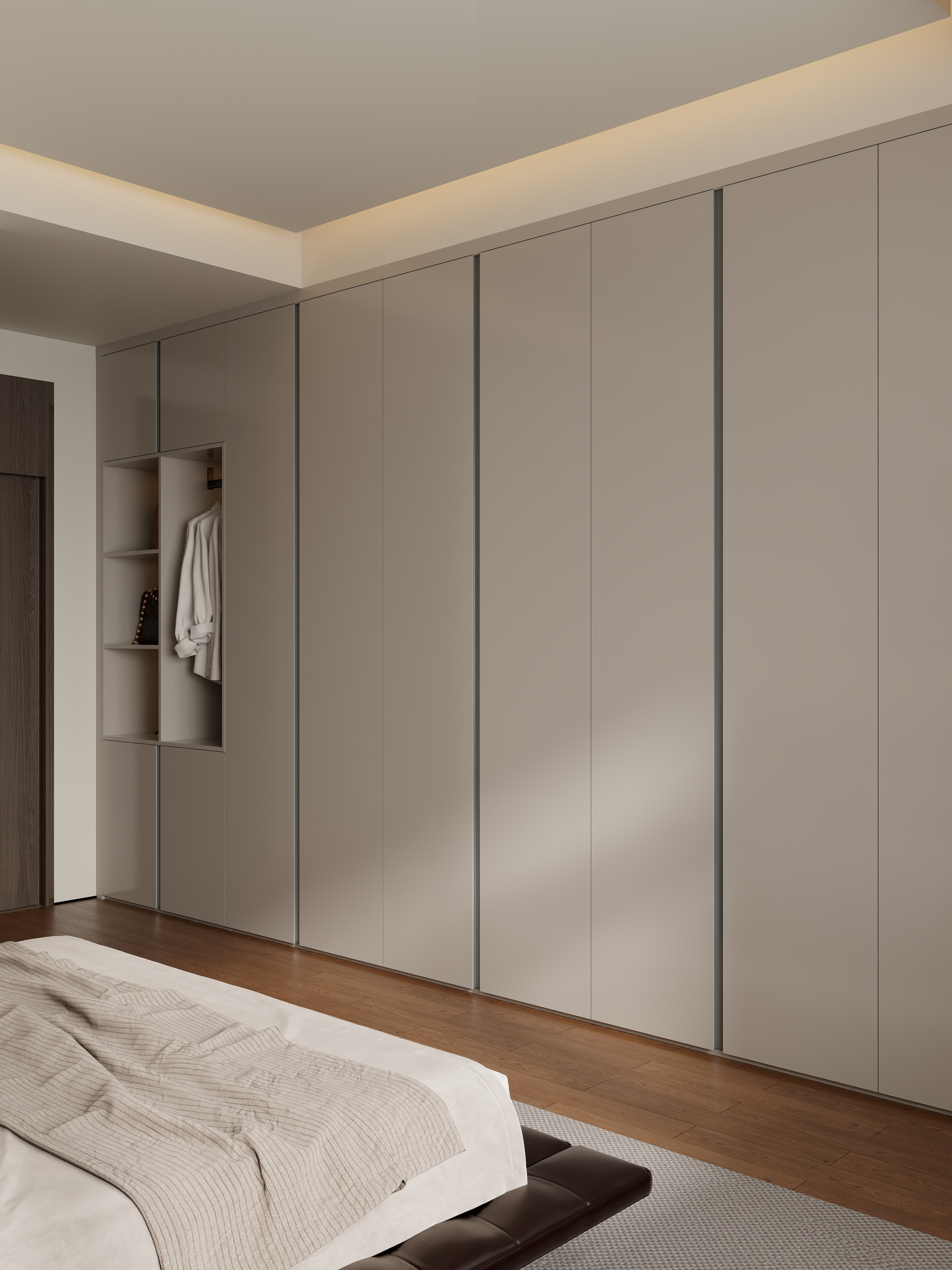 鹤山玛格设计总监棠少-现代极简160平全案装修效果图