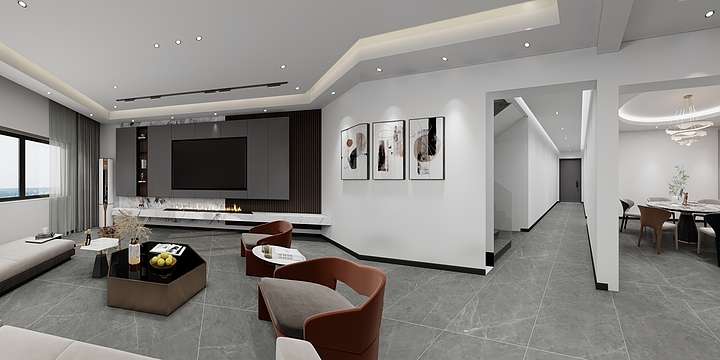 鲲鹏遨游-效果图-装修设计方案