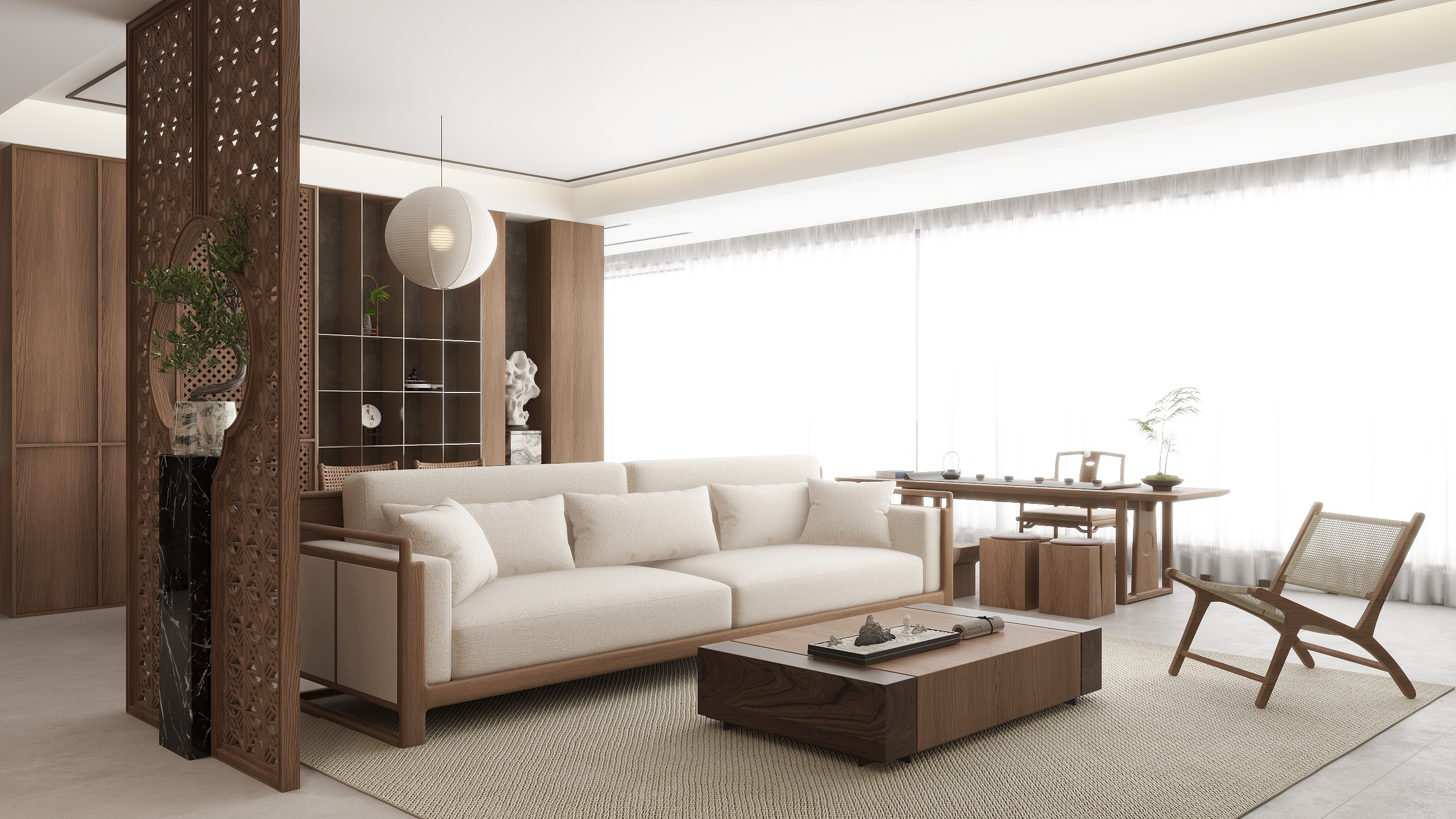 无救-宋式美学|临溪放艇依山坐，溪鸟山花共我闲。-装修设计方案