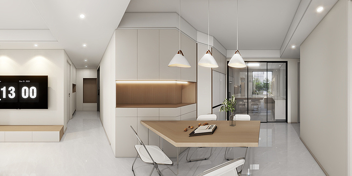 简朴空间-春风心语112 东边户简约风-装修设计方案