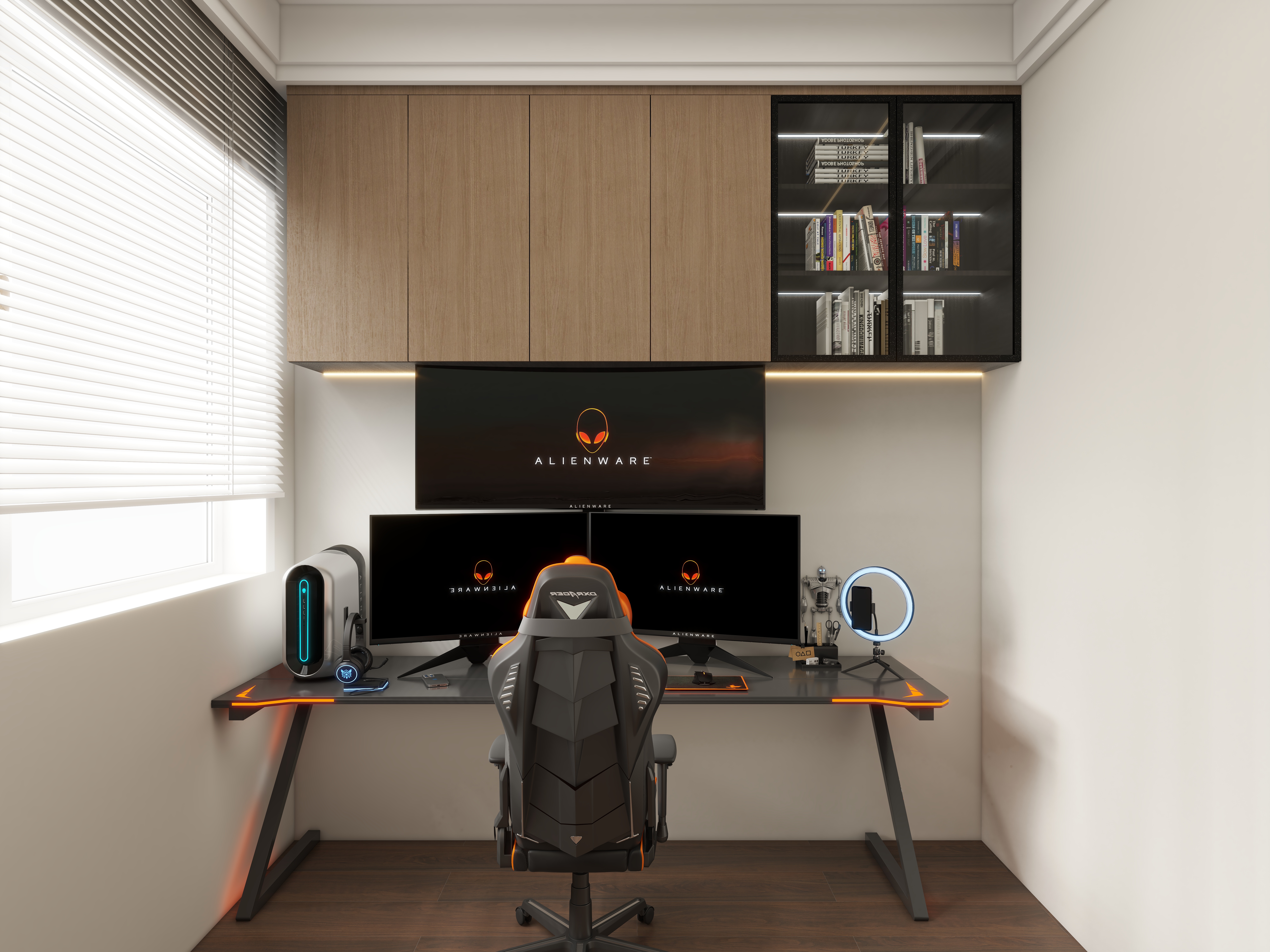 壹诺设计工作室-90㎡3室-现代简约装修效果图