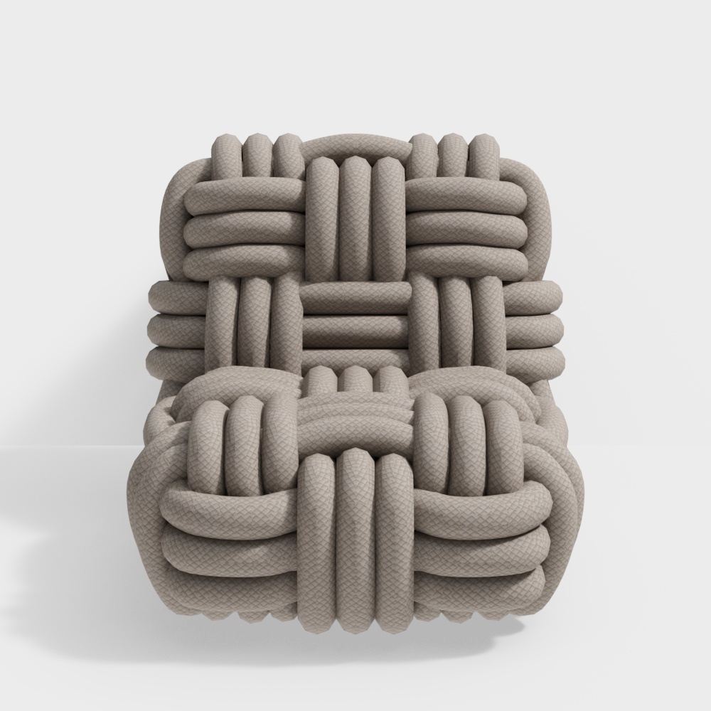 Mooooi Knitty Lounge Chair3D模型