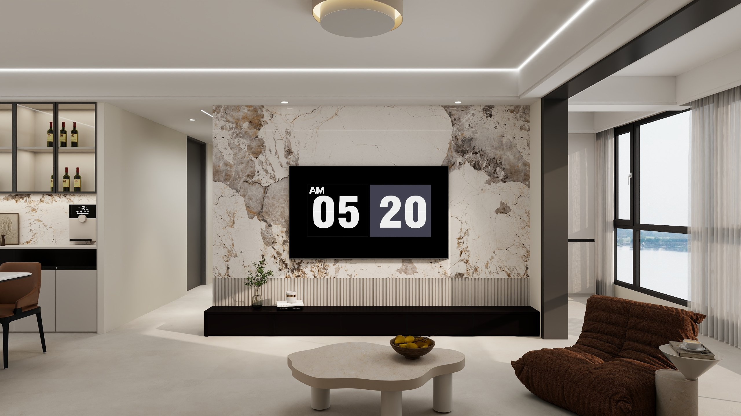 法痴学者-中梁首府6-2201-装修设计方案