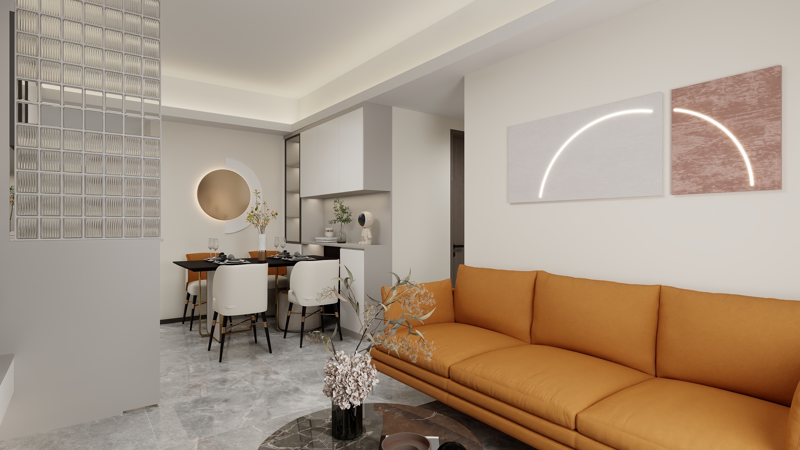 丶蔚蓝-中建·鄂旅投岭南悦府79㎡3室-装修设计方案