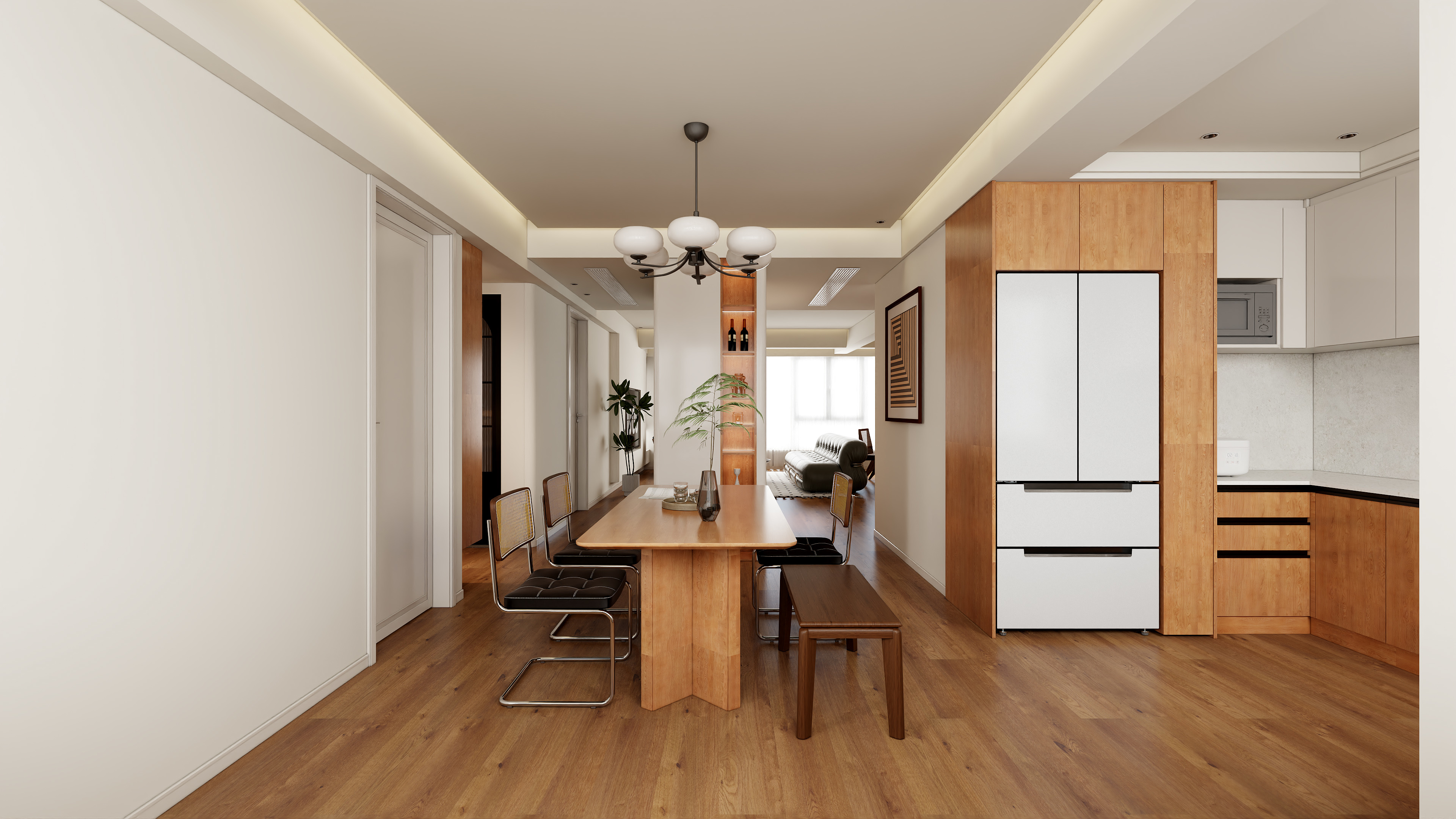 一木设计宇哥-119㎡2室装修效果图