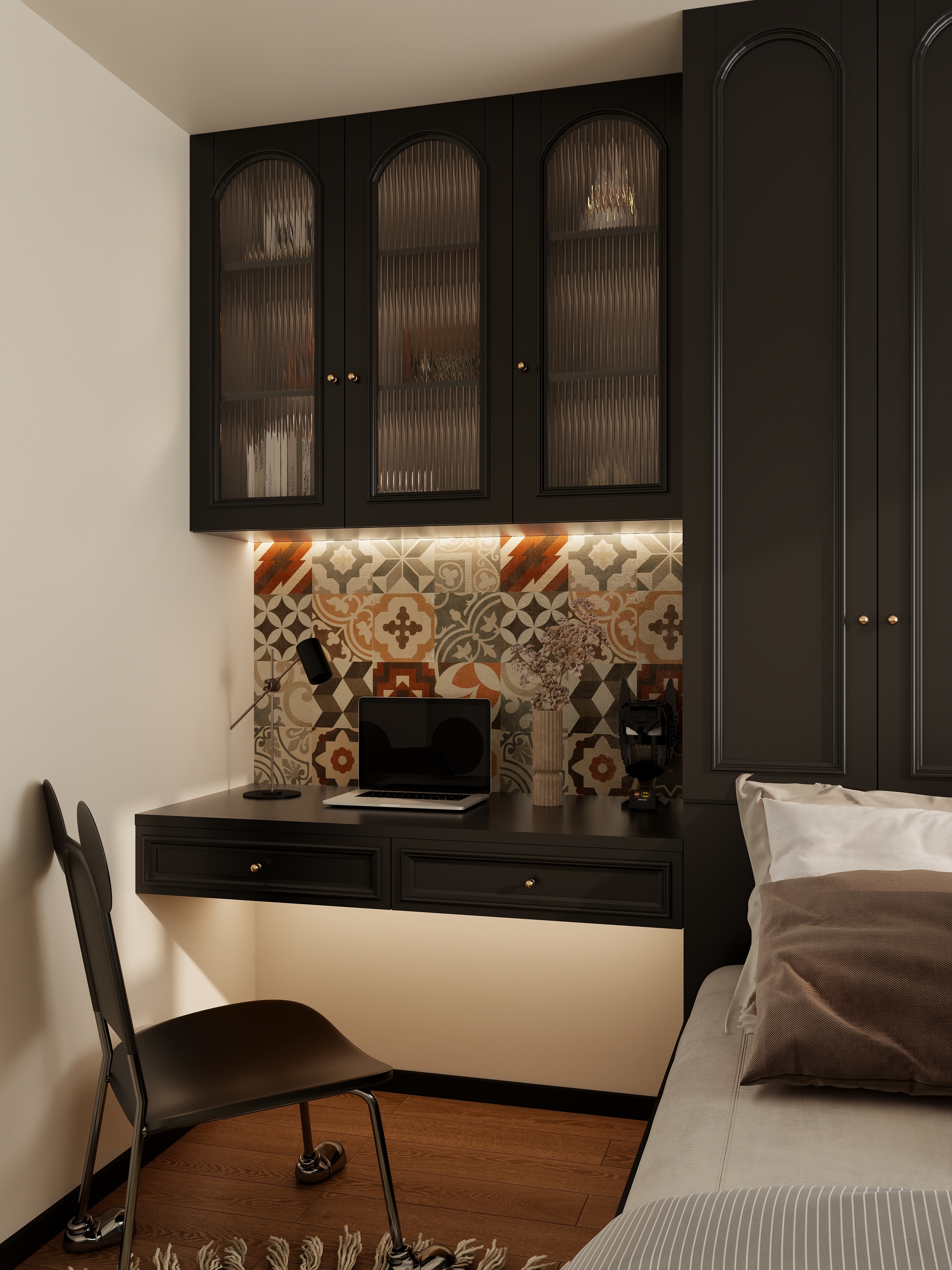 bnnni-美式风130㎡2室装修效果图