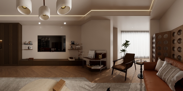 空间-表现-法式中古风-装修设计方案