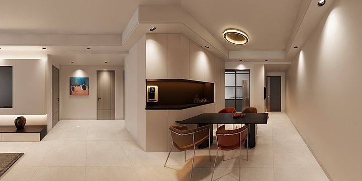 PREA|VISION-仲恺花园113平-装修设计方案