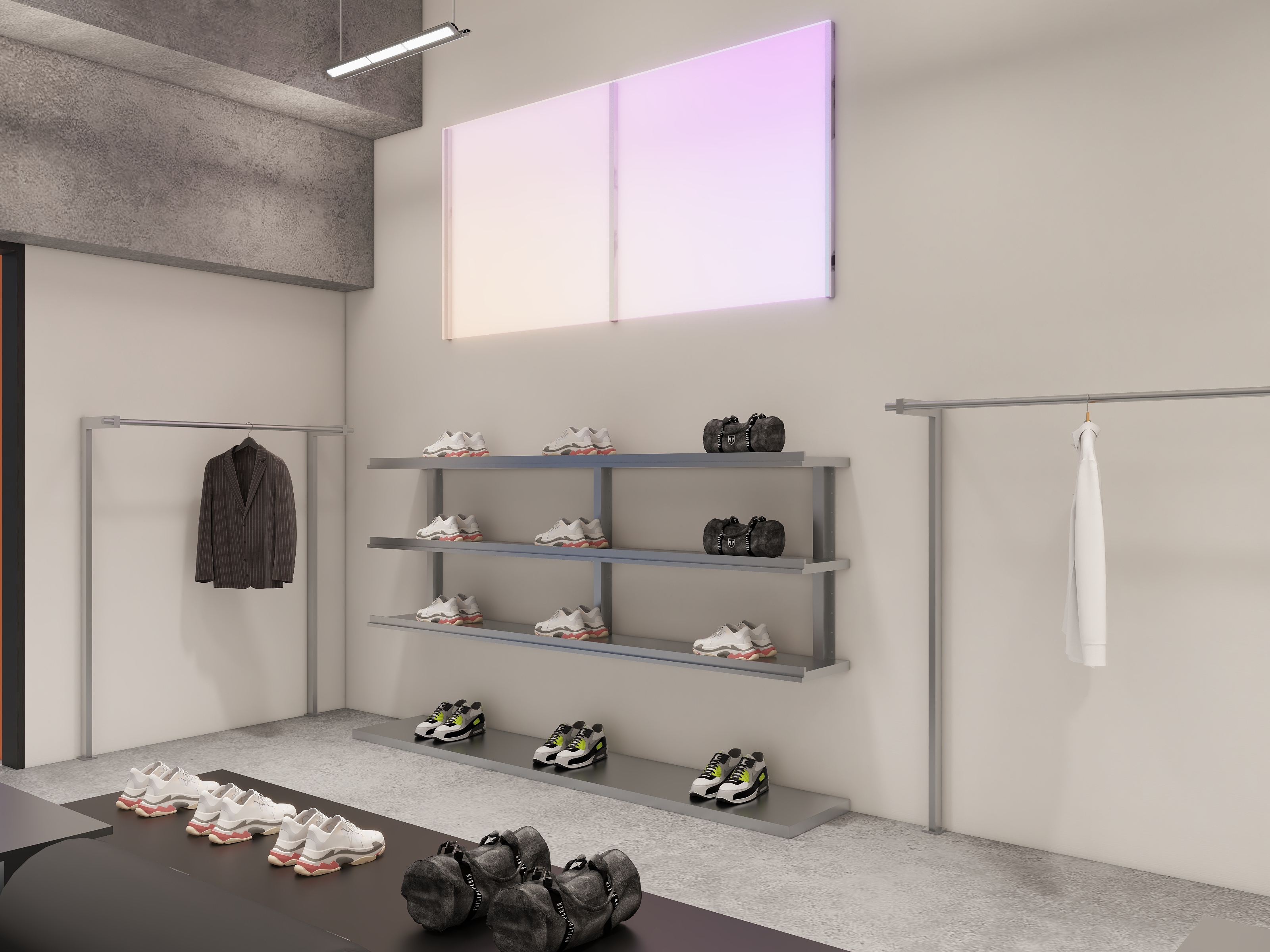 饼饼睡醒辽-潮牌店-装修设计方案