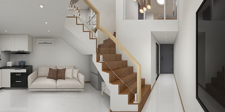 谢映坤-公寓效果图2-装修设计方案