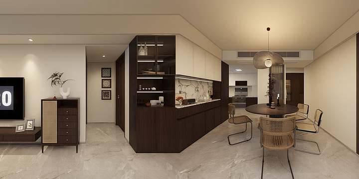 凡思设计-帝王广场4-2-806-副本-副本-装修设计方案