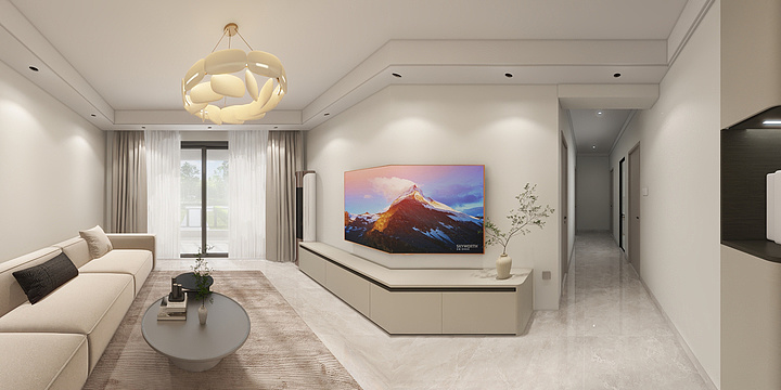 喜尔顿全案设计-海景明珠-装修设计方案