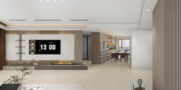 翰方设计-建业城31号模型-装修设计方案