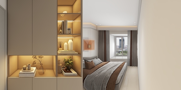 翰方设计-建业城31号模型-副本-装修设计方案