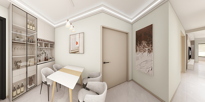 巴山夜雨kZAD-雍华公馆C区113-装修设计方案