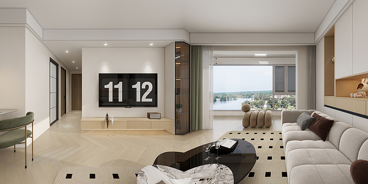 .蒋-大华公园荟105-装修设计方案