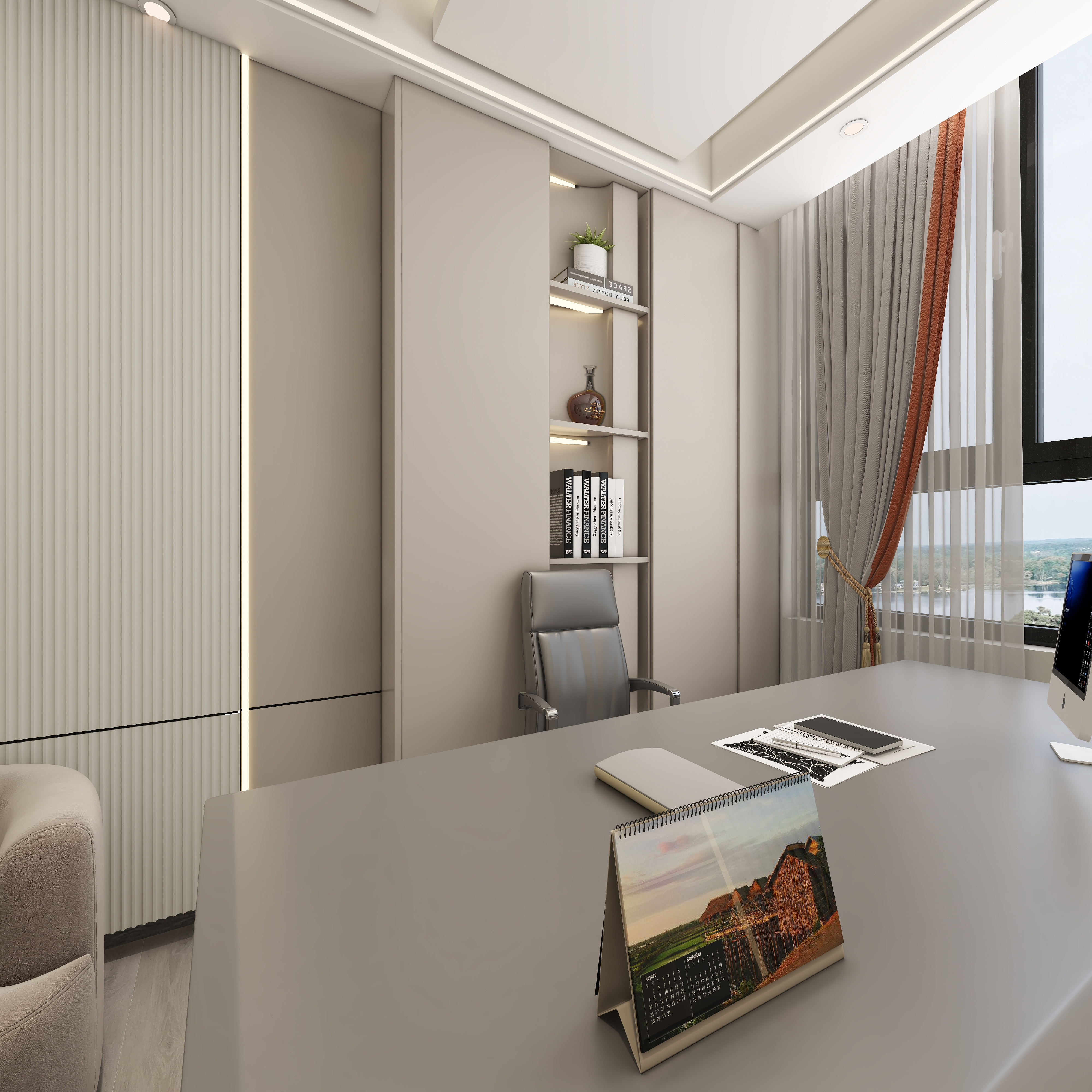 全屋定制..888-办公楼一层业务9装修效果图第4张