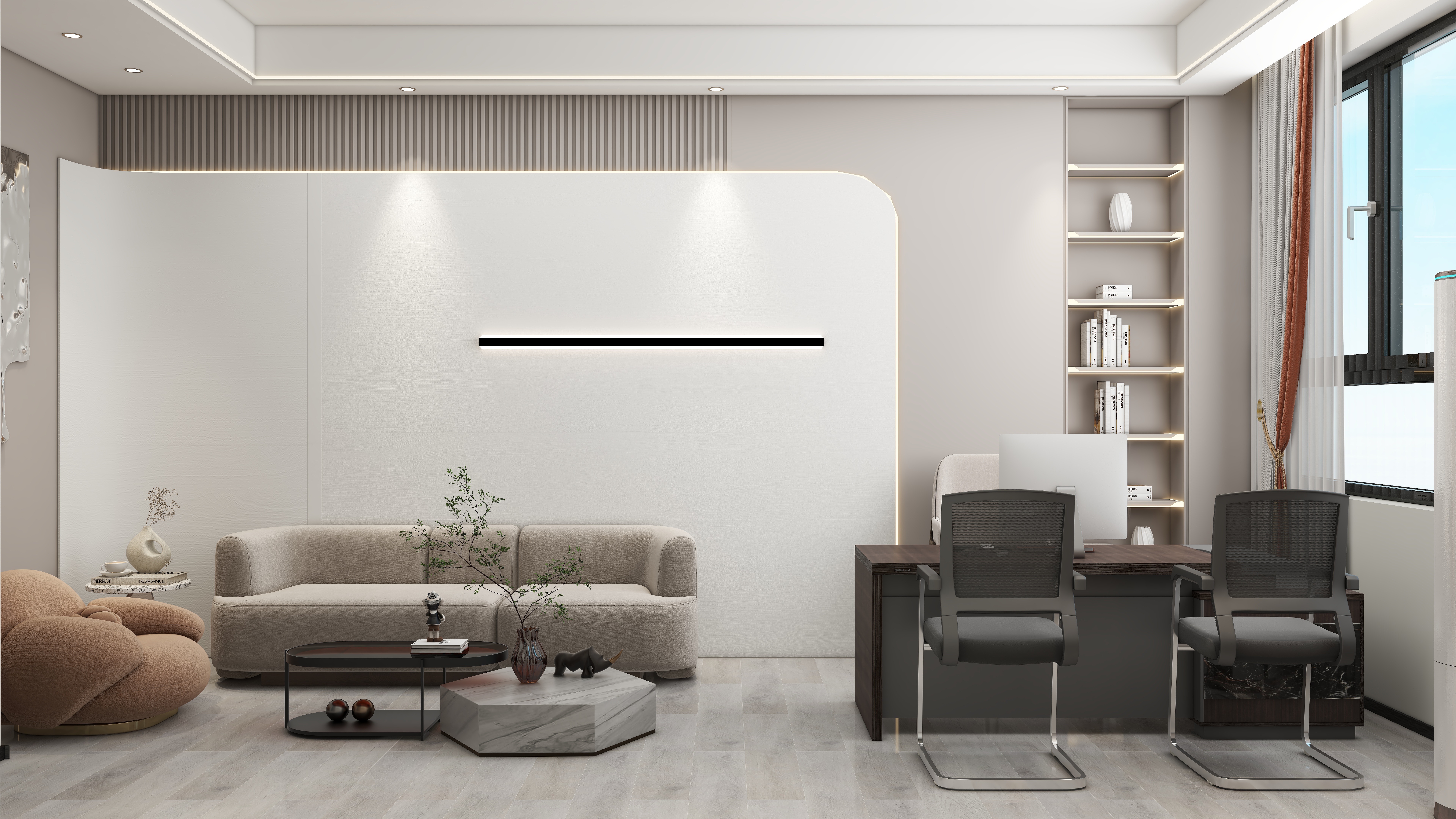 全屋定制..888-办公楼一层业务7装修效果图第2张