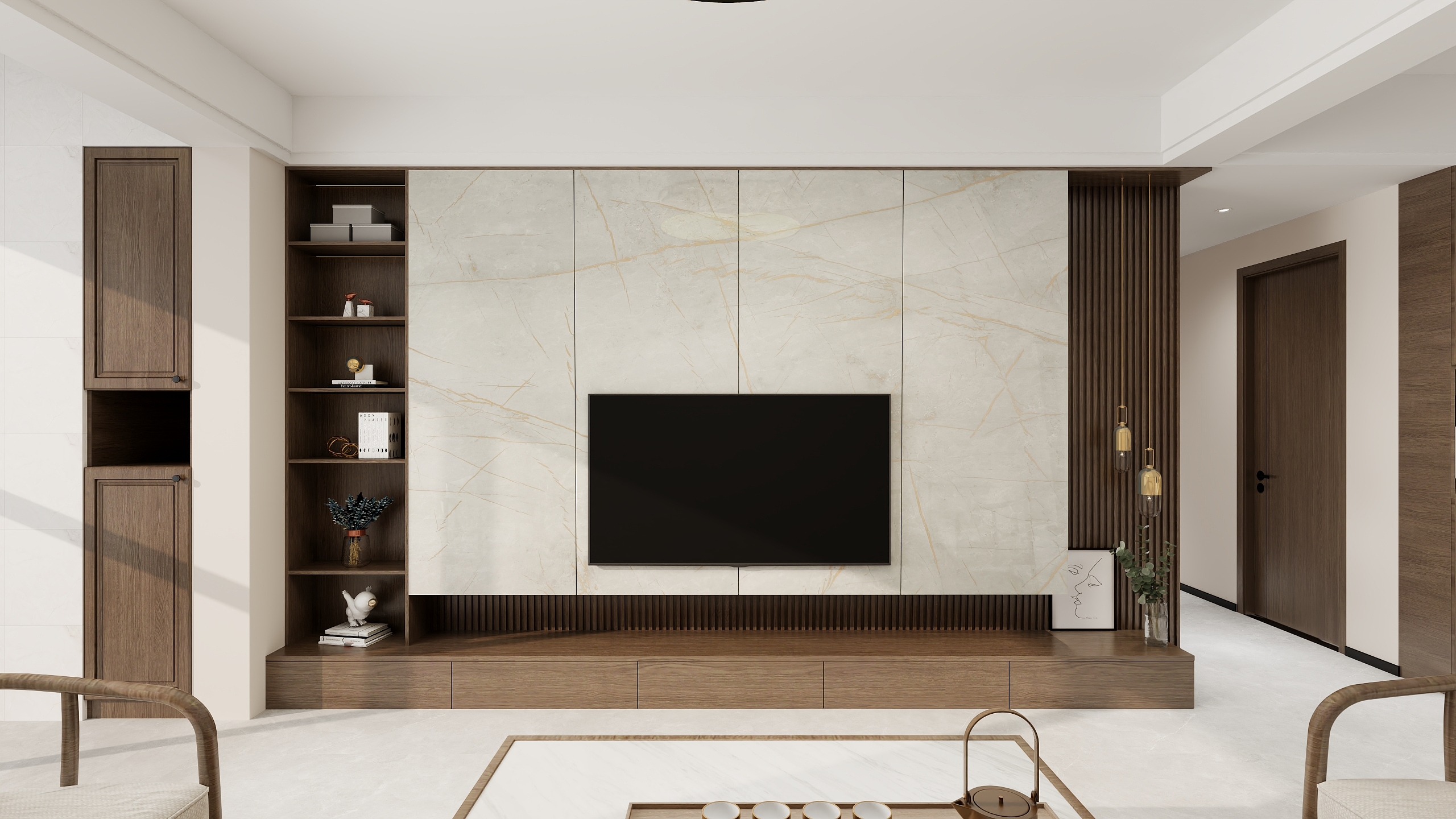 LenaDD-山河万里新中式装修效果图