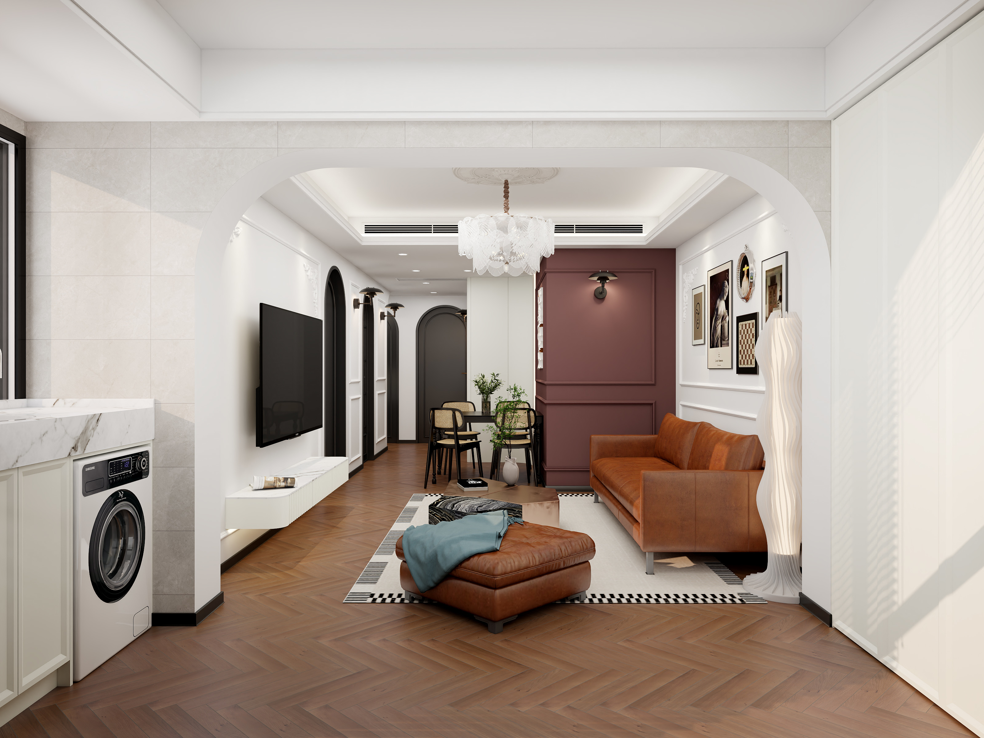 空间逻辑-西江悦82户型样板房-装修设计方案