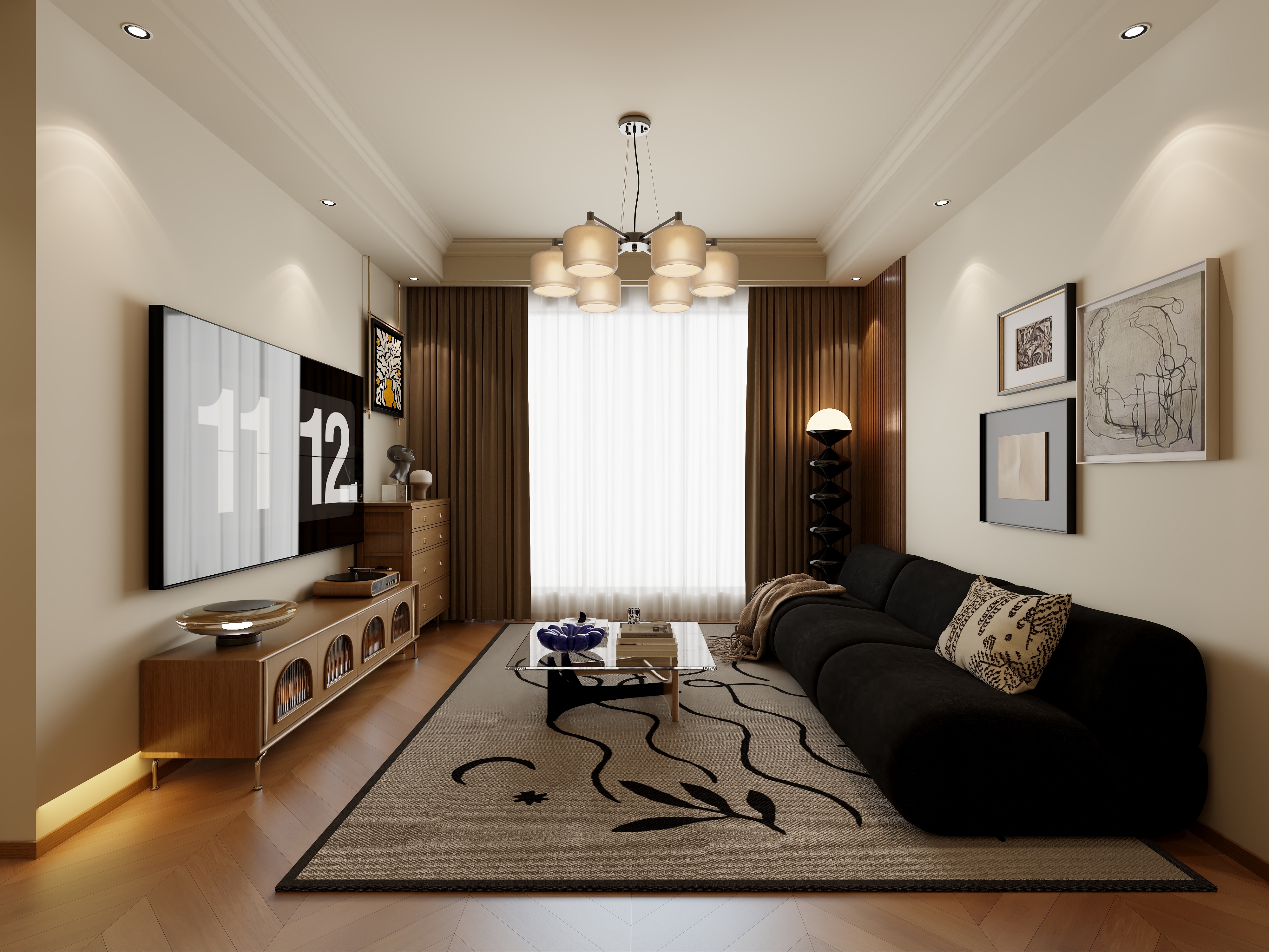 不ai画图-79㎡2室装修效果图