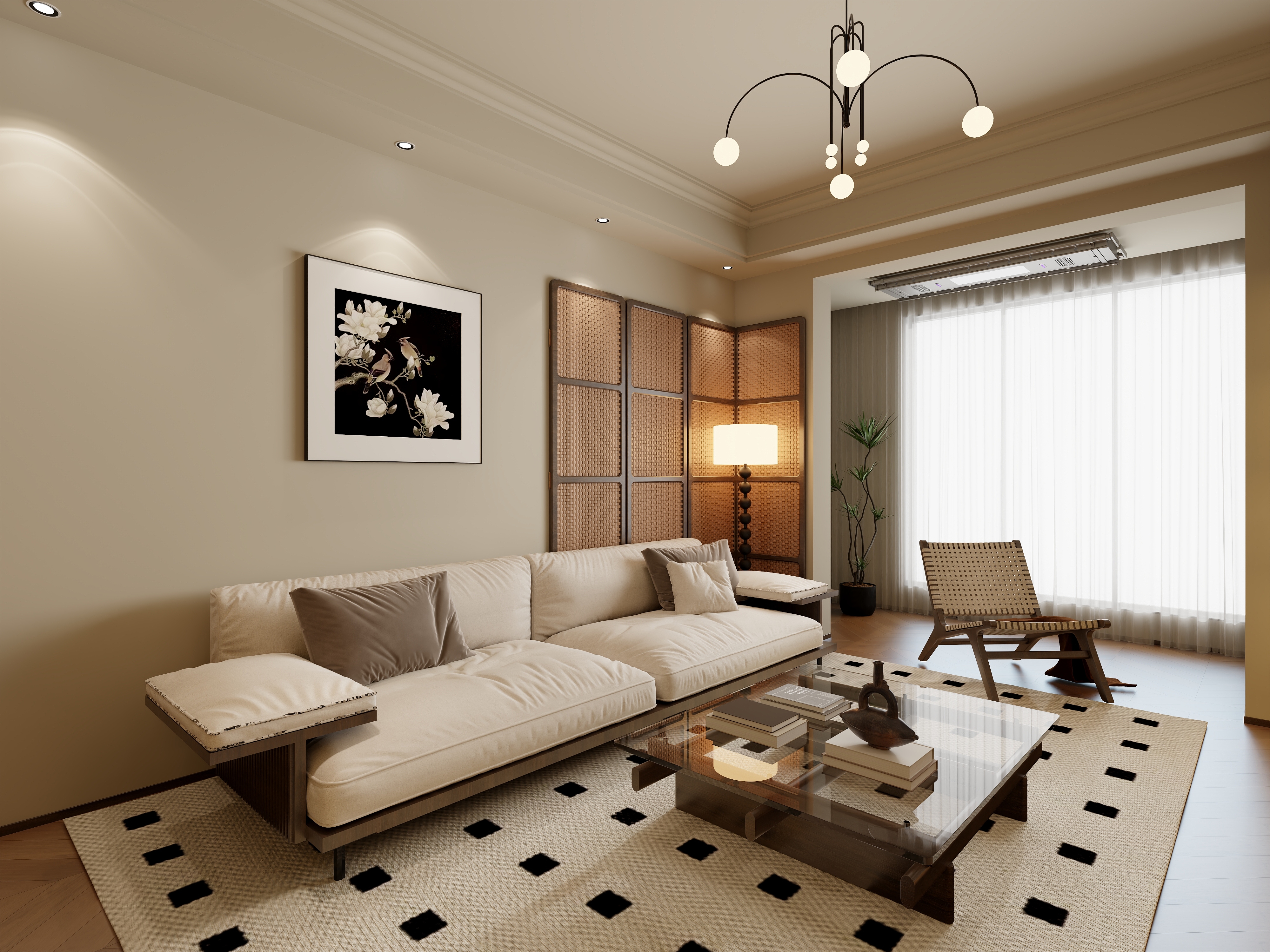 不ai画图-68㎡2室装修效果图